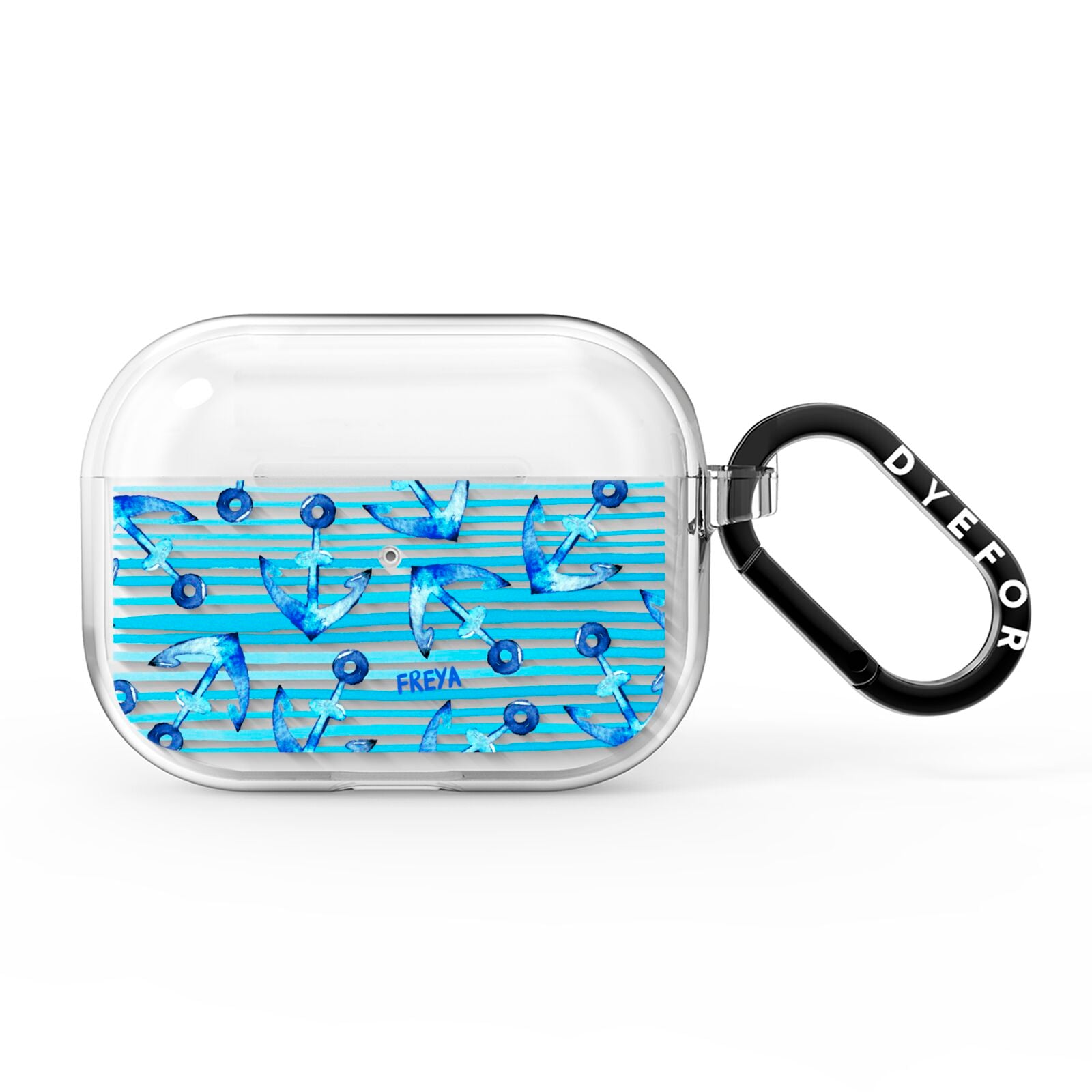 Personalised Anchor AirPods Pro Clear Case