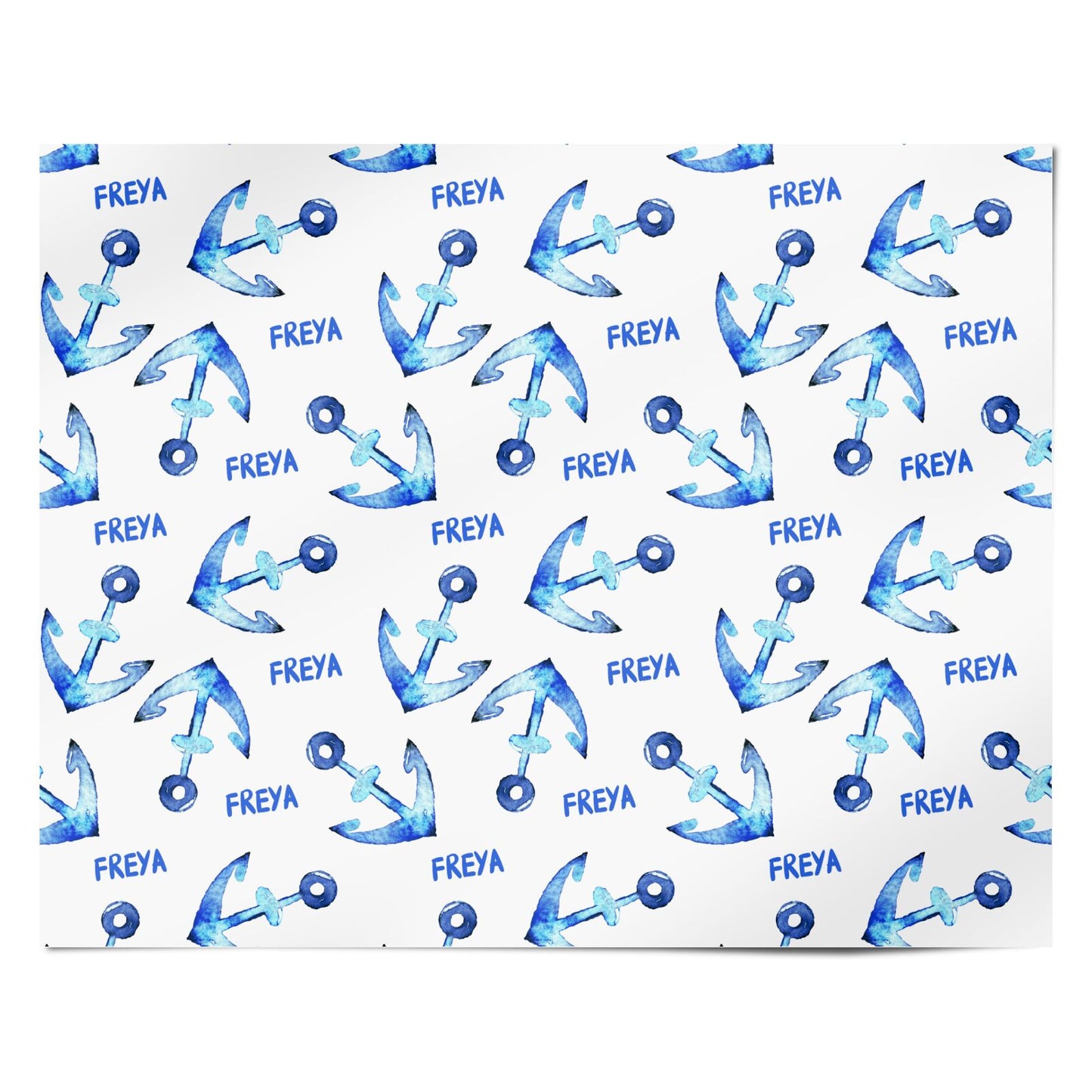 Personalised Anchor Personalised Wrapping Paper Alternative