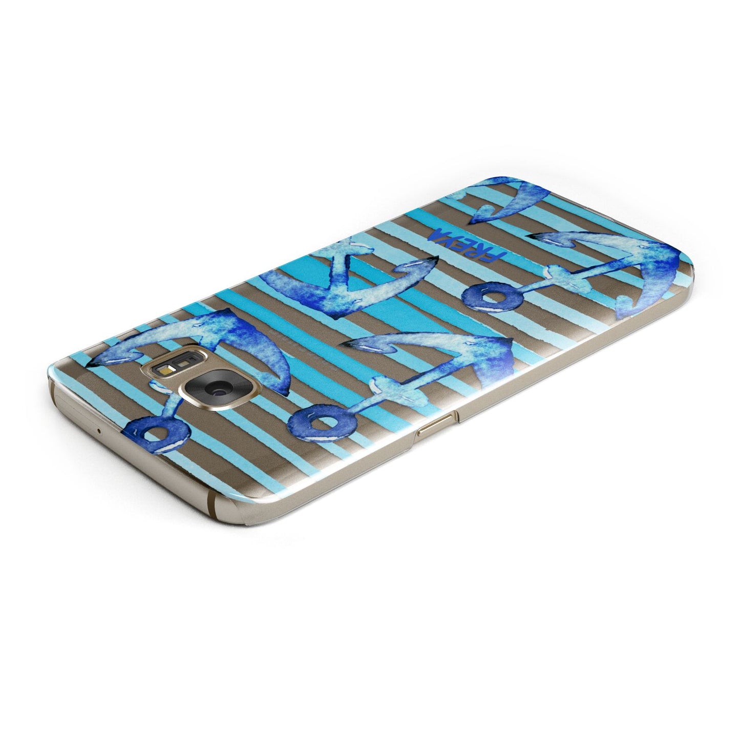 Personalised Anchor Samsung Galaxy Case Top Cutout