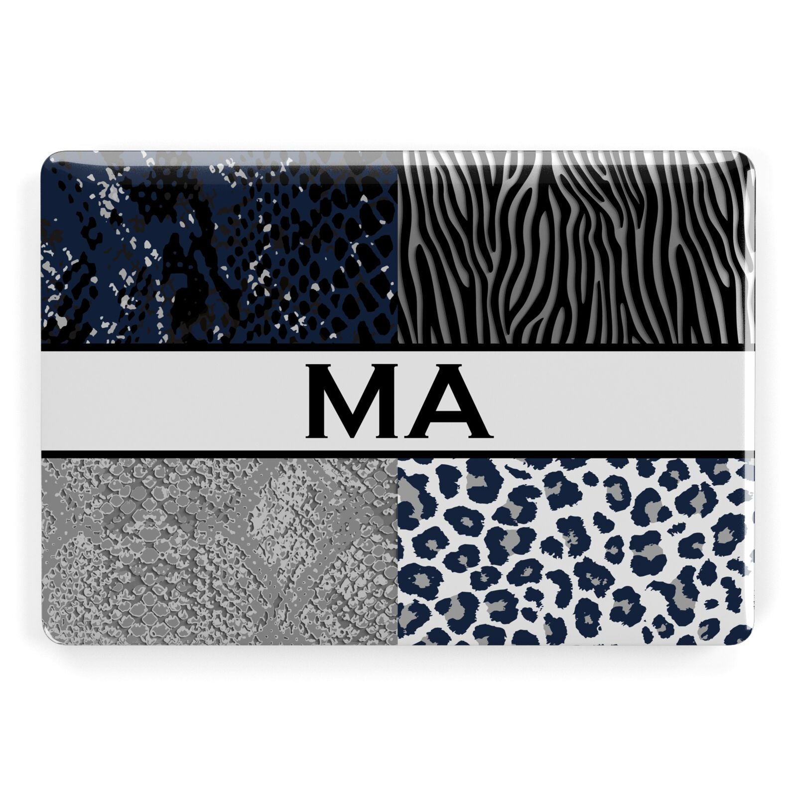 Personalised Animal Print Apple MacBook Case