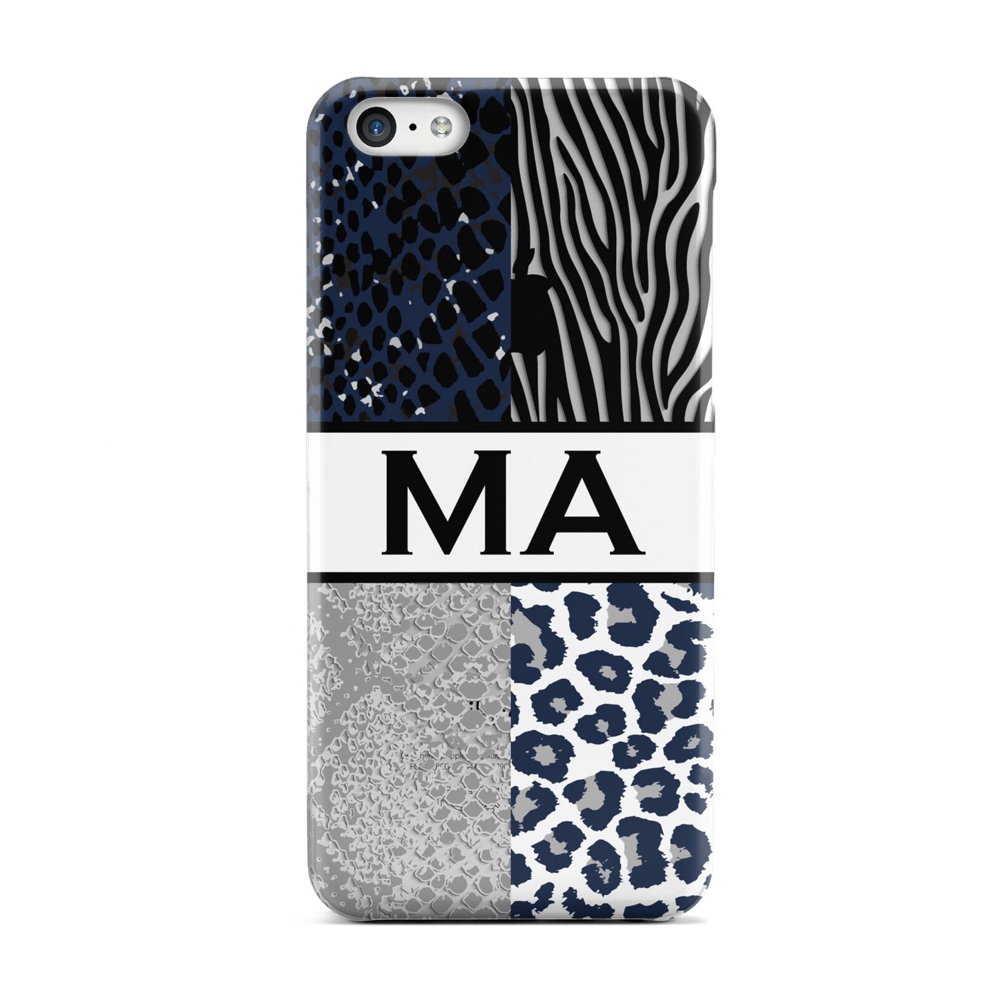 Personalised Animal Print Apple iPhone 5c Case