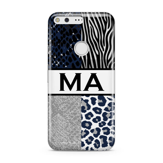 Personalised Animal Print Google Pixel Case