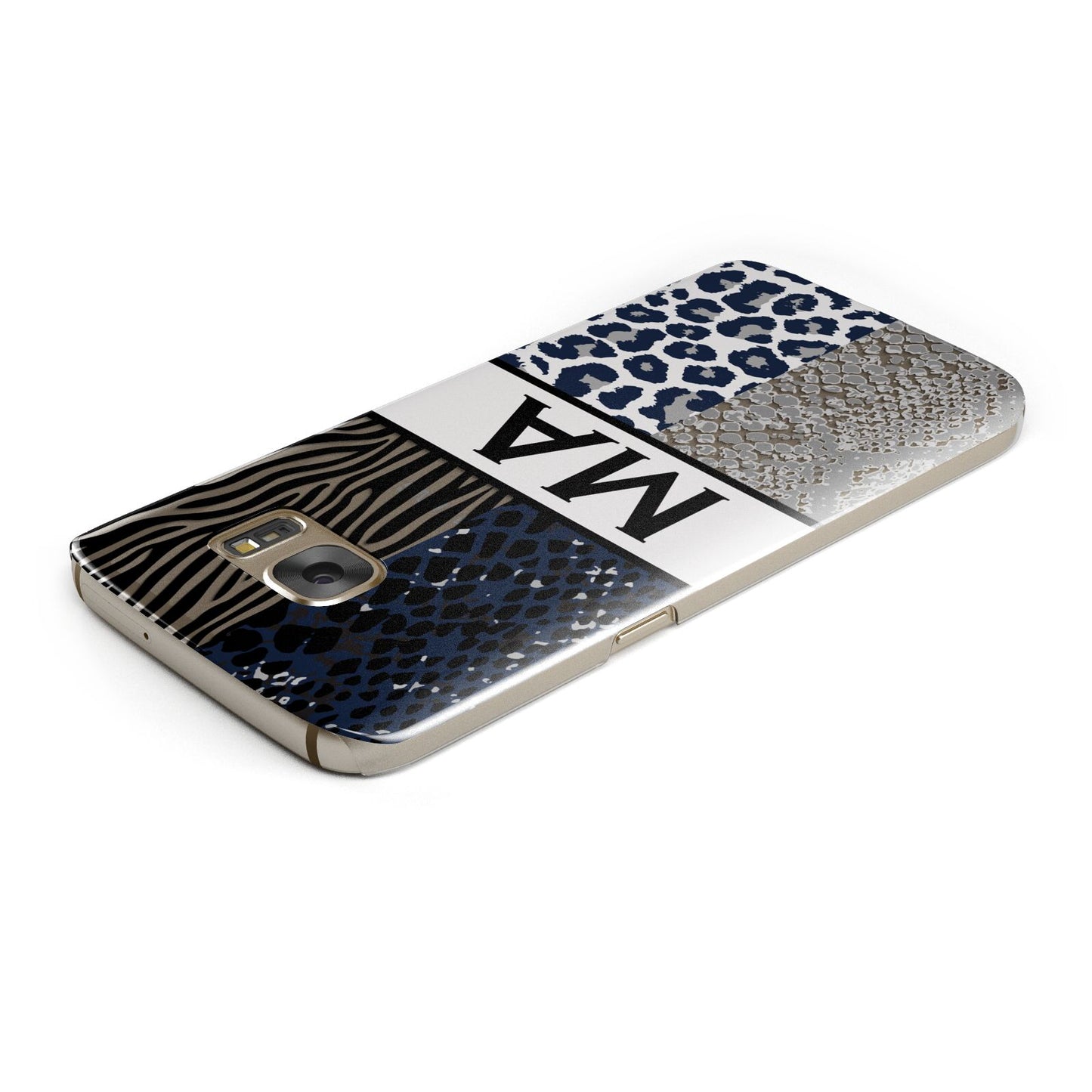 Personalised Animal Print Samsung Galaxy Case Top Cutout