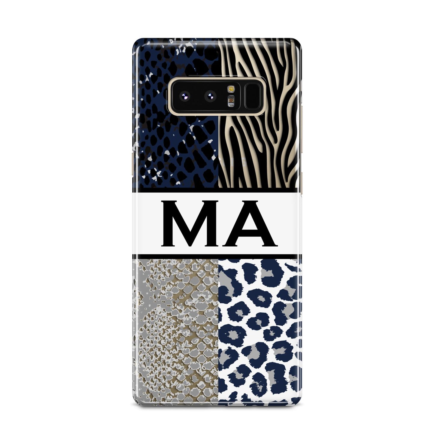 Personalised Animal Print Samsung Galaxy Note 8 Case