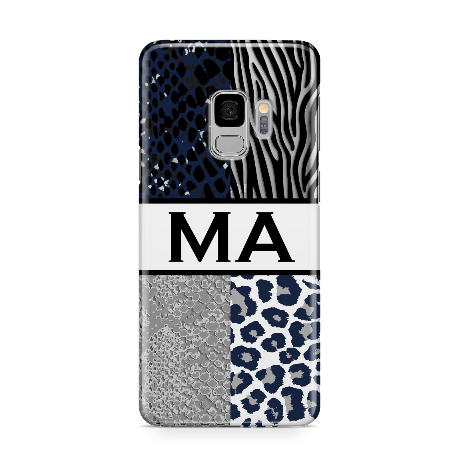 Personalised Animal Print Samsung Galaxy S9 Case