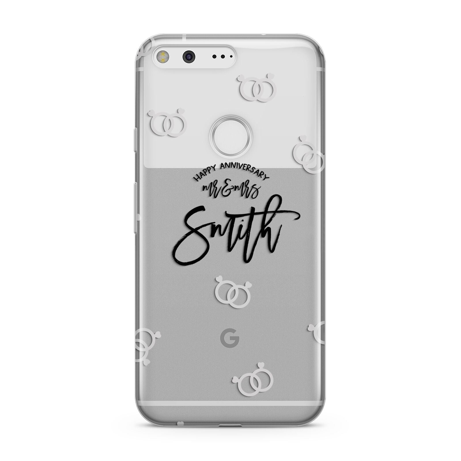 Personalised Anniversary Monochrome Google Pixel Case