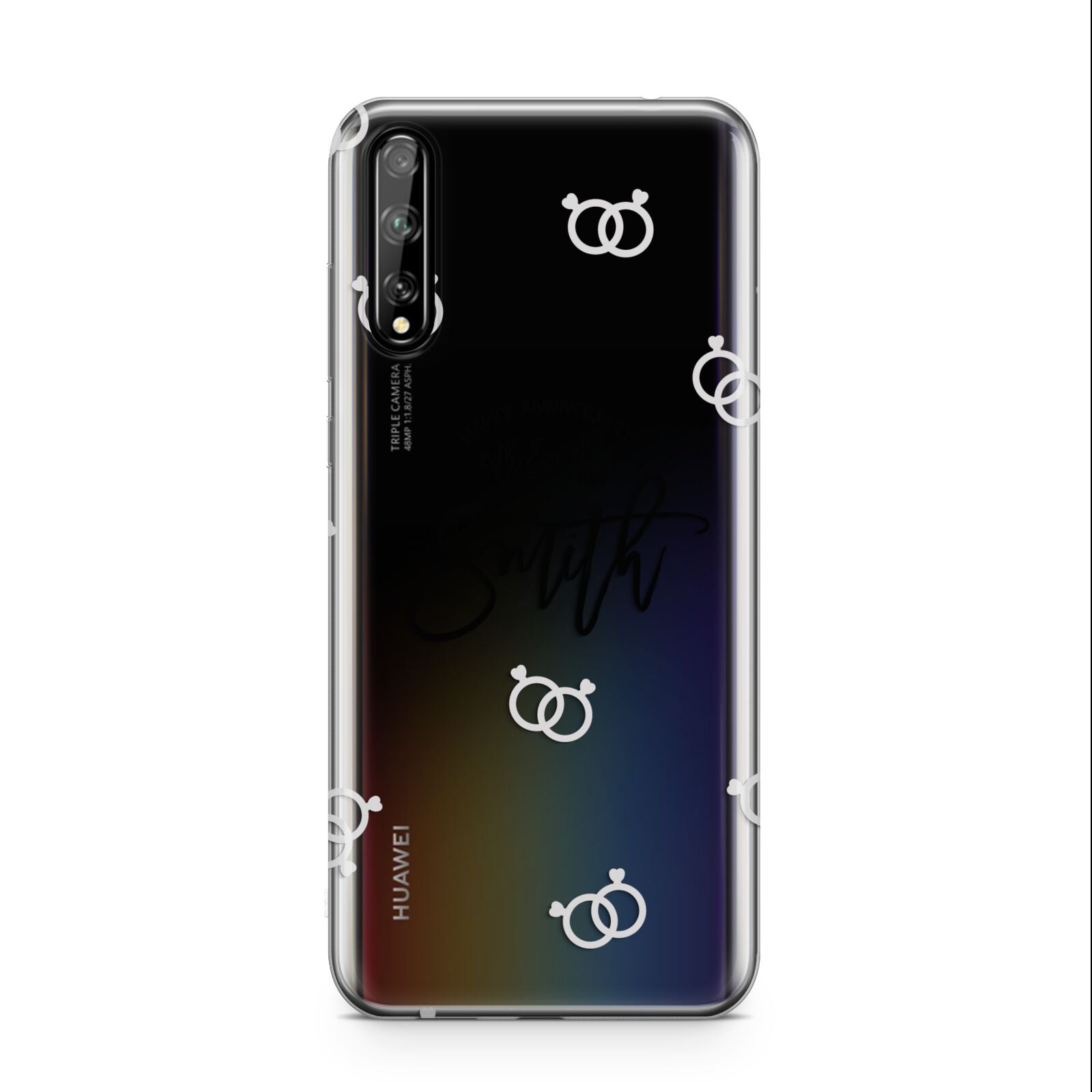 Personalised Anniversary Monochrome Huawei Enjoy 10s Phone Case