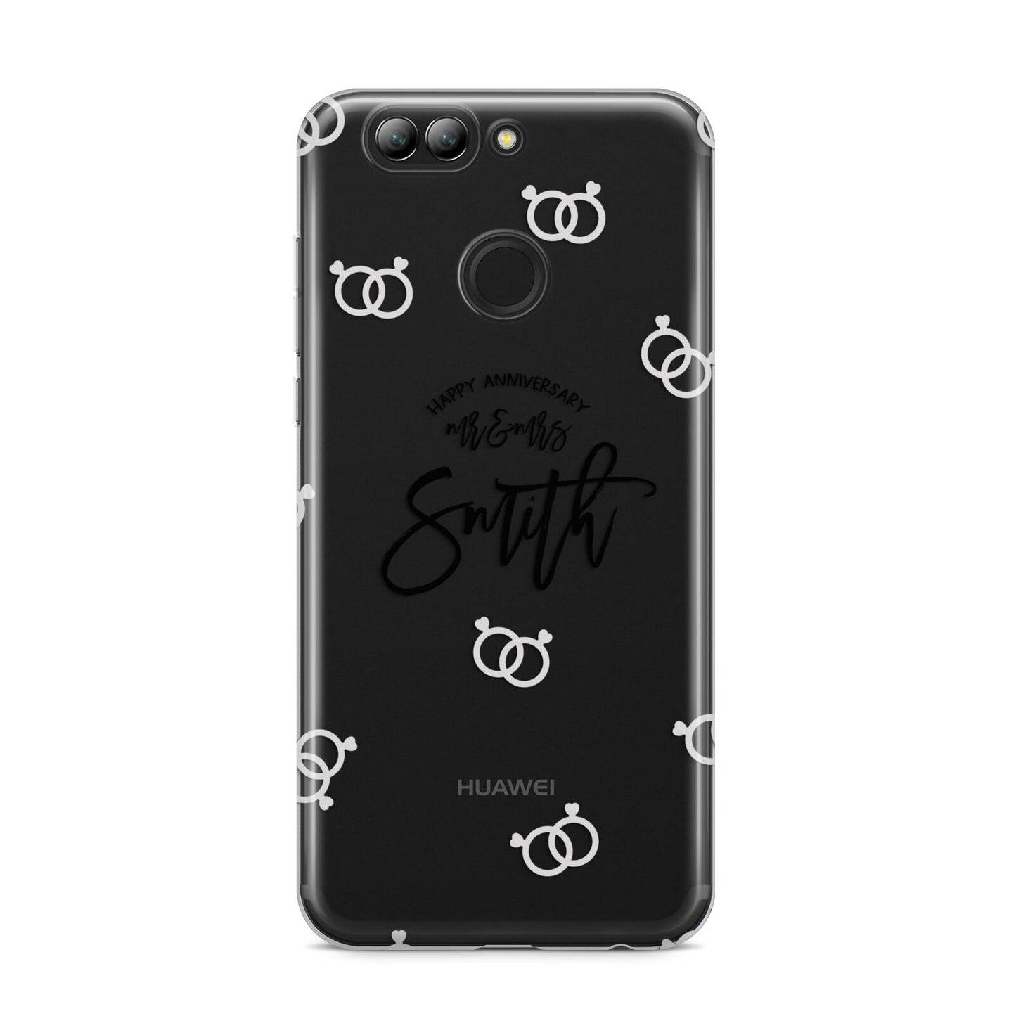 Personalised Anniversary Monochrome Huawei Nova 2s Phone Case