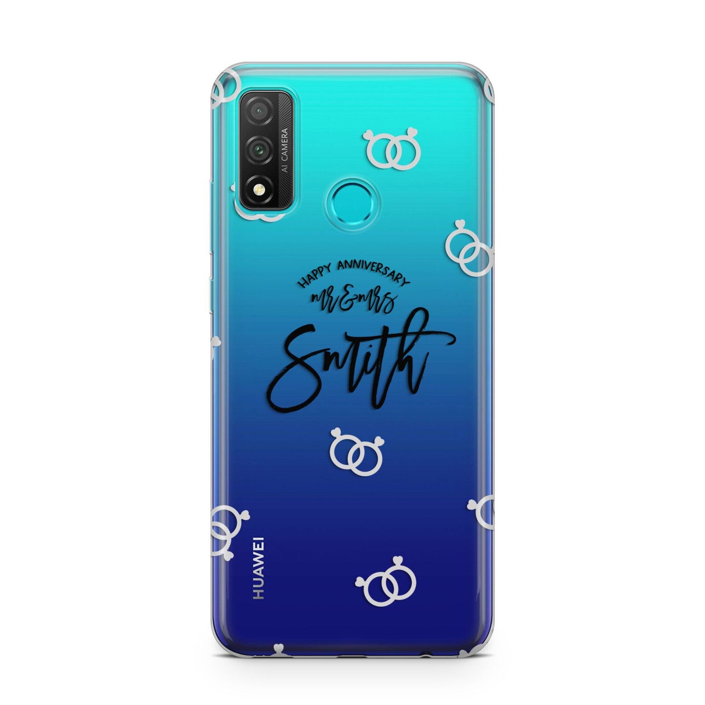 Personalised Anniversary Monochrome Huawei P Smart 2020