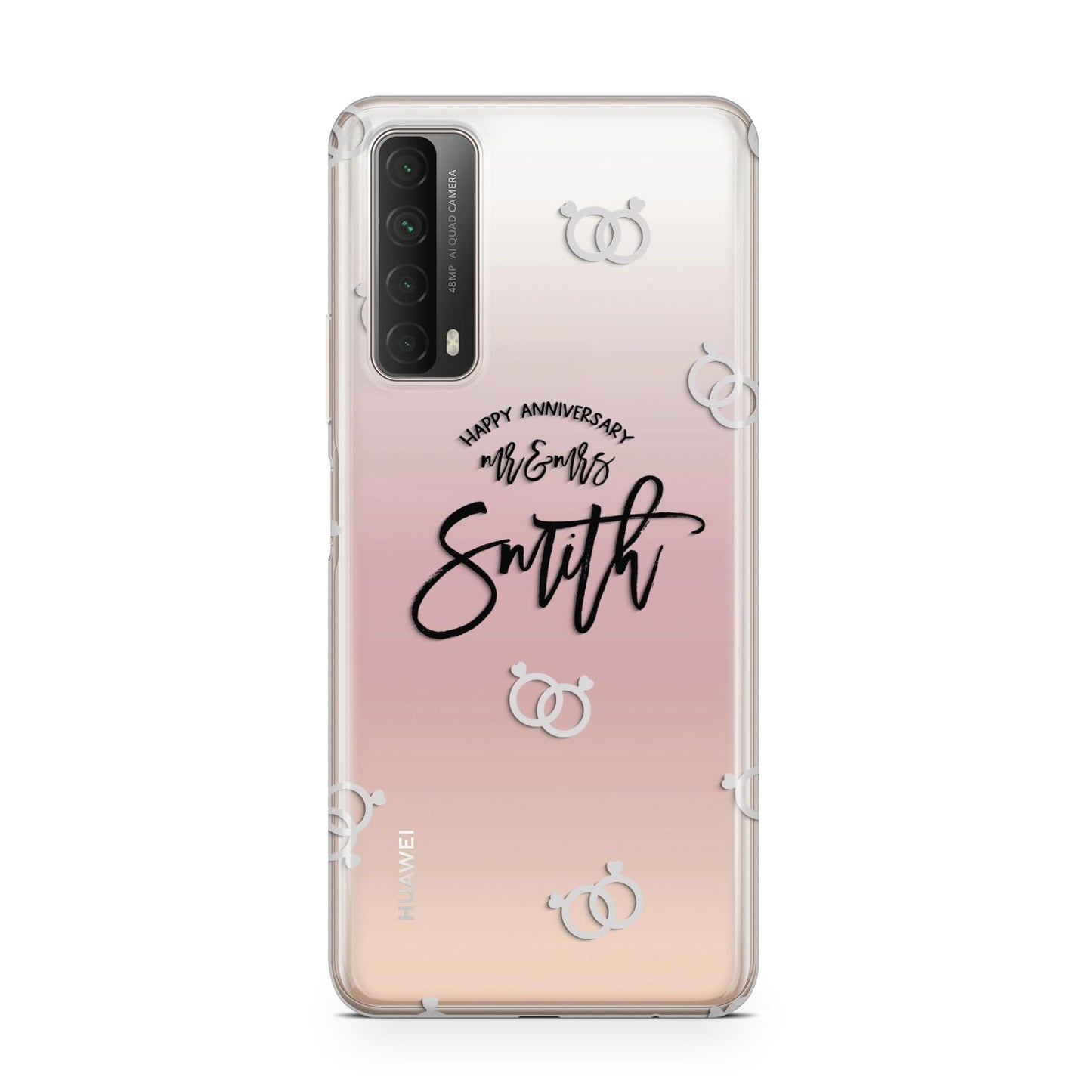 Personalised Anniversary Monochrome Huawei P Smart 2021