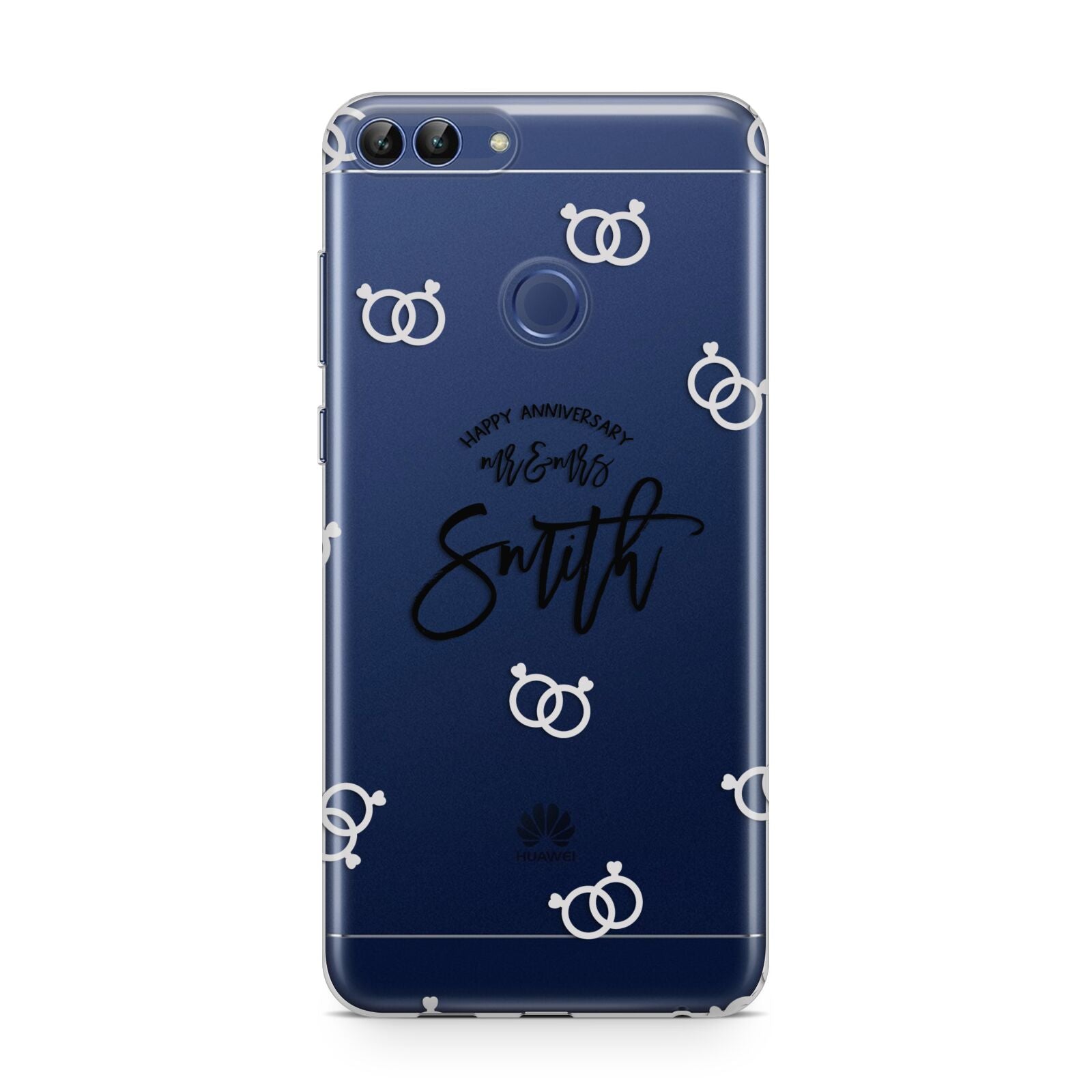 Personalised Anniversary Monochrome Huawei P Smart Case