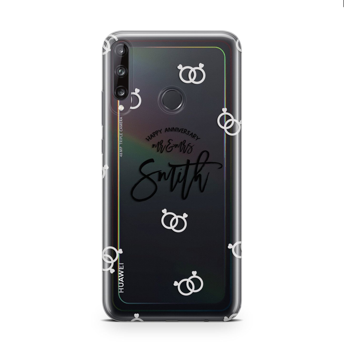 Personalised Anniversary Monochrome Huawei P40 Lite E Phone Case