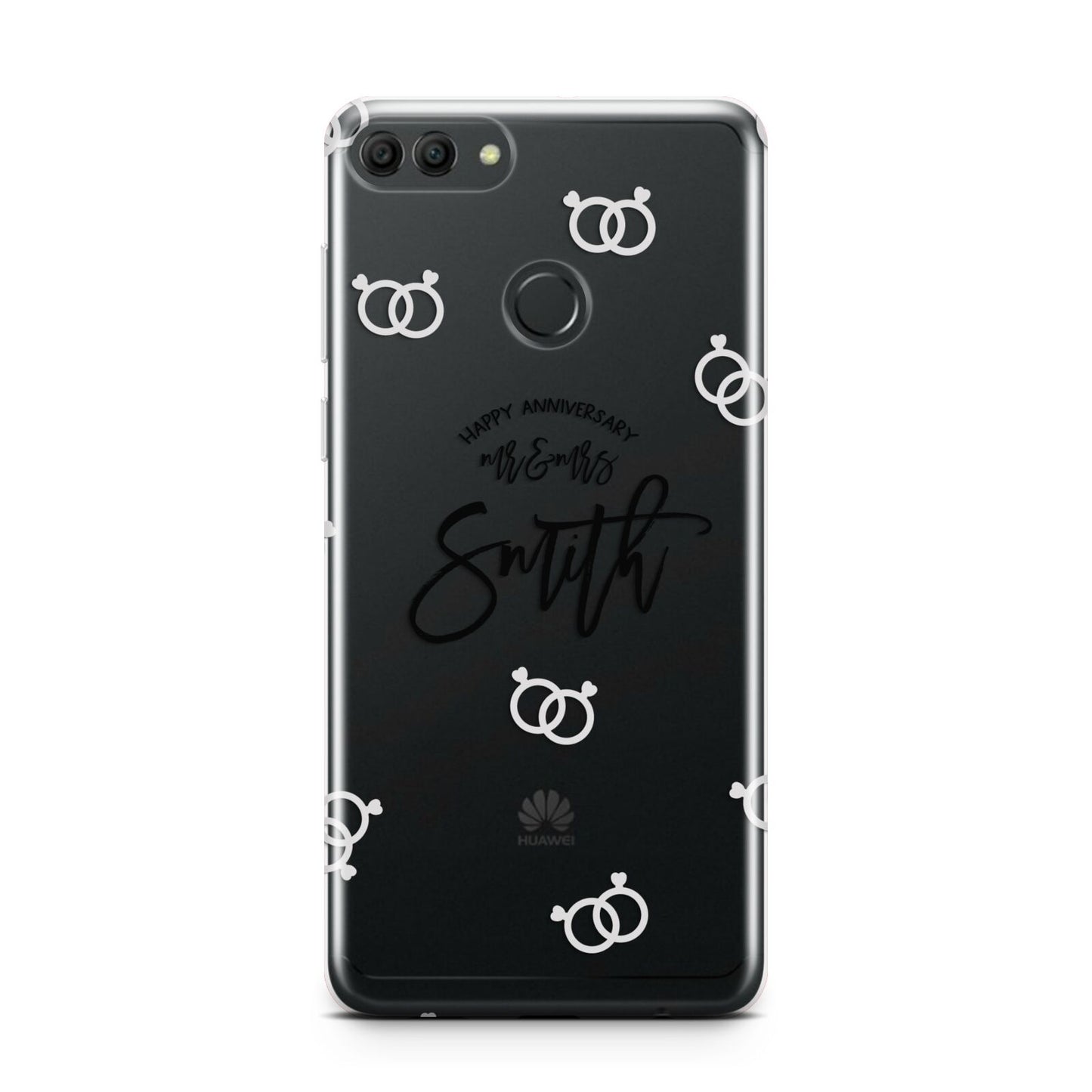 Personalised Anniversary Monochrome Huawei Y9 2018