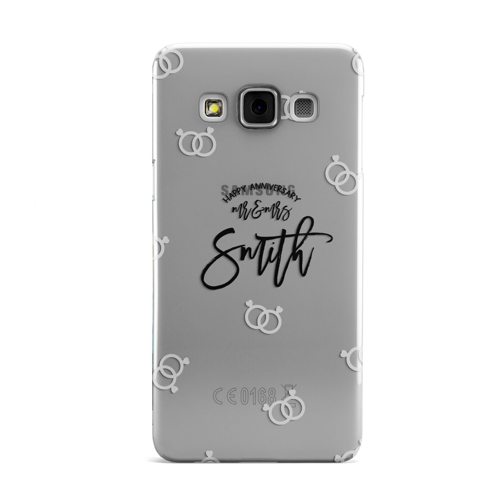 Personalised Anniversary Monochrome Samsung Galaxy A3 Case