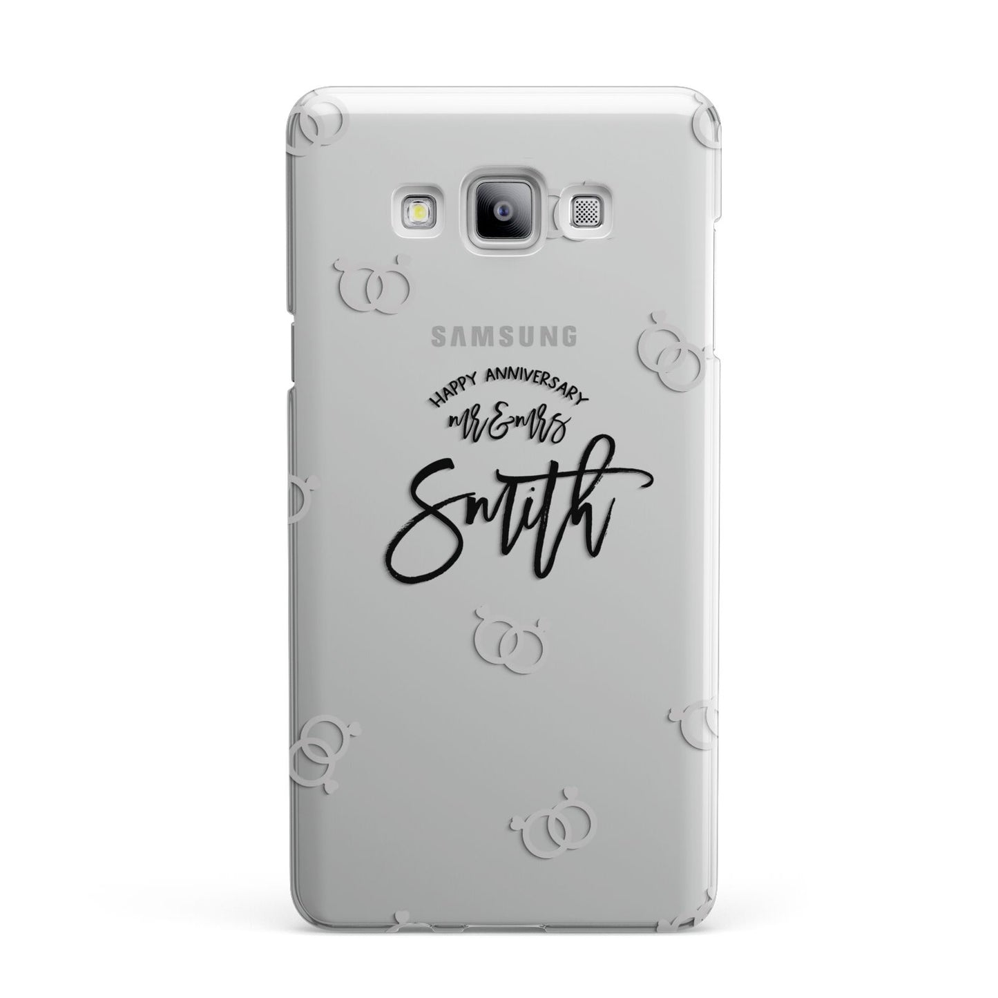 Personalised Anniversary Monochrome Samsung Galaxy A7 2015 Case