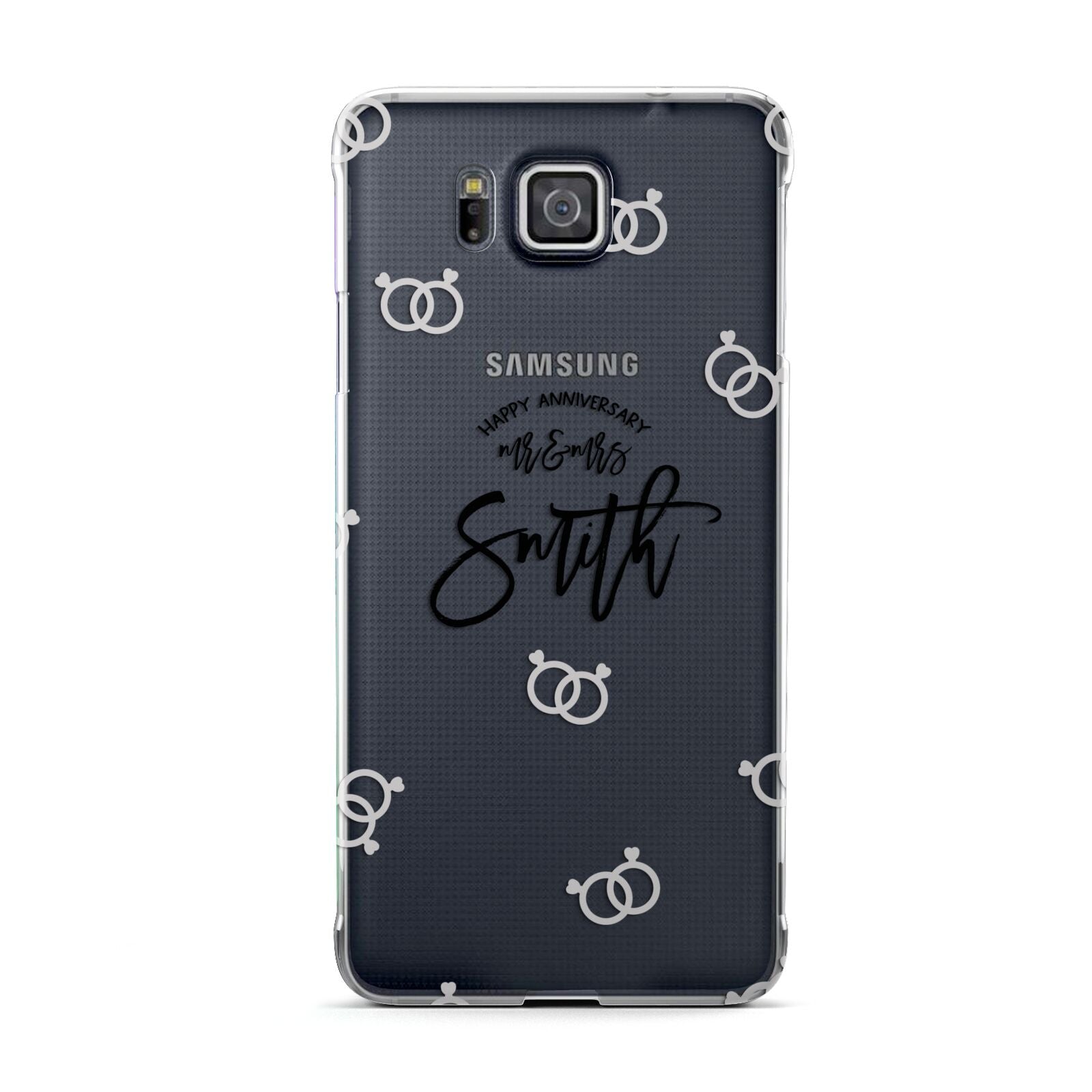 Personalised Anniversary Monochrome Samsung Galaxy Alpha Case