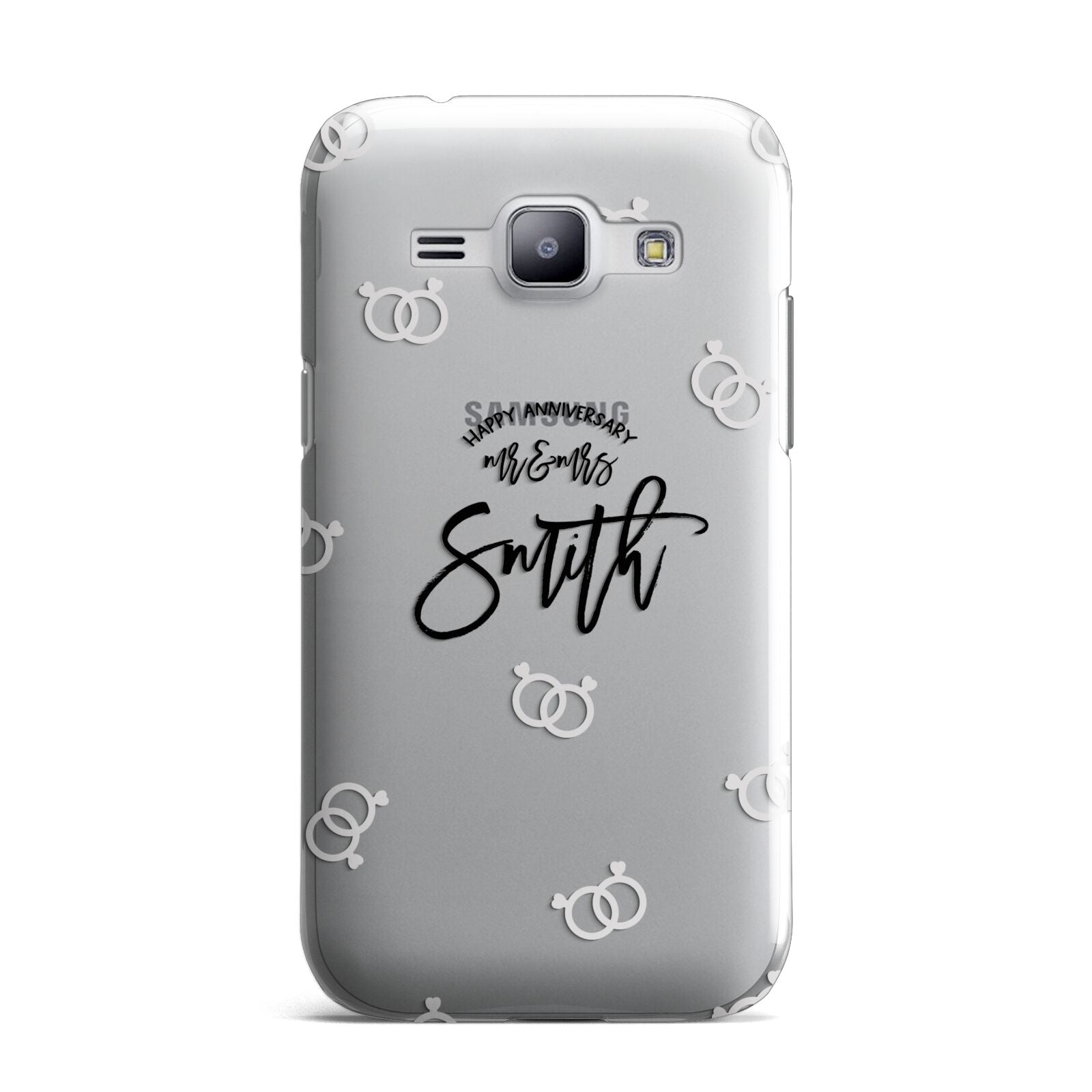 Personalised Anniversary Monochrome Samsung Galaxy J1 2015 Case