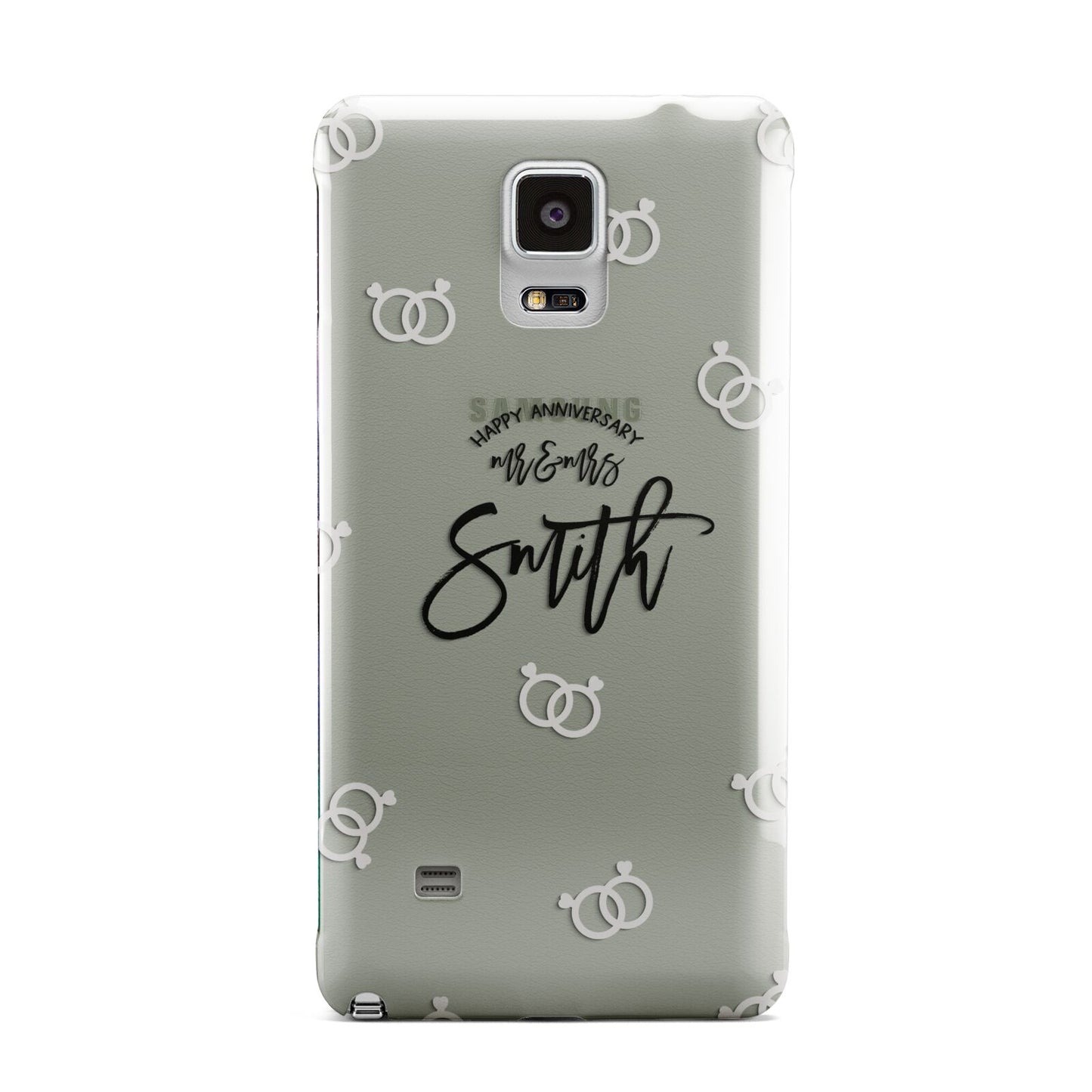 Personalised Anniversary Monochrome Samsung Galaxy Note 4 Case