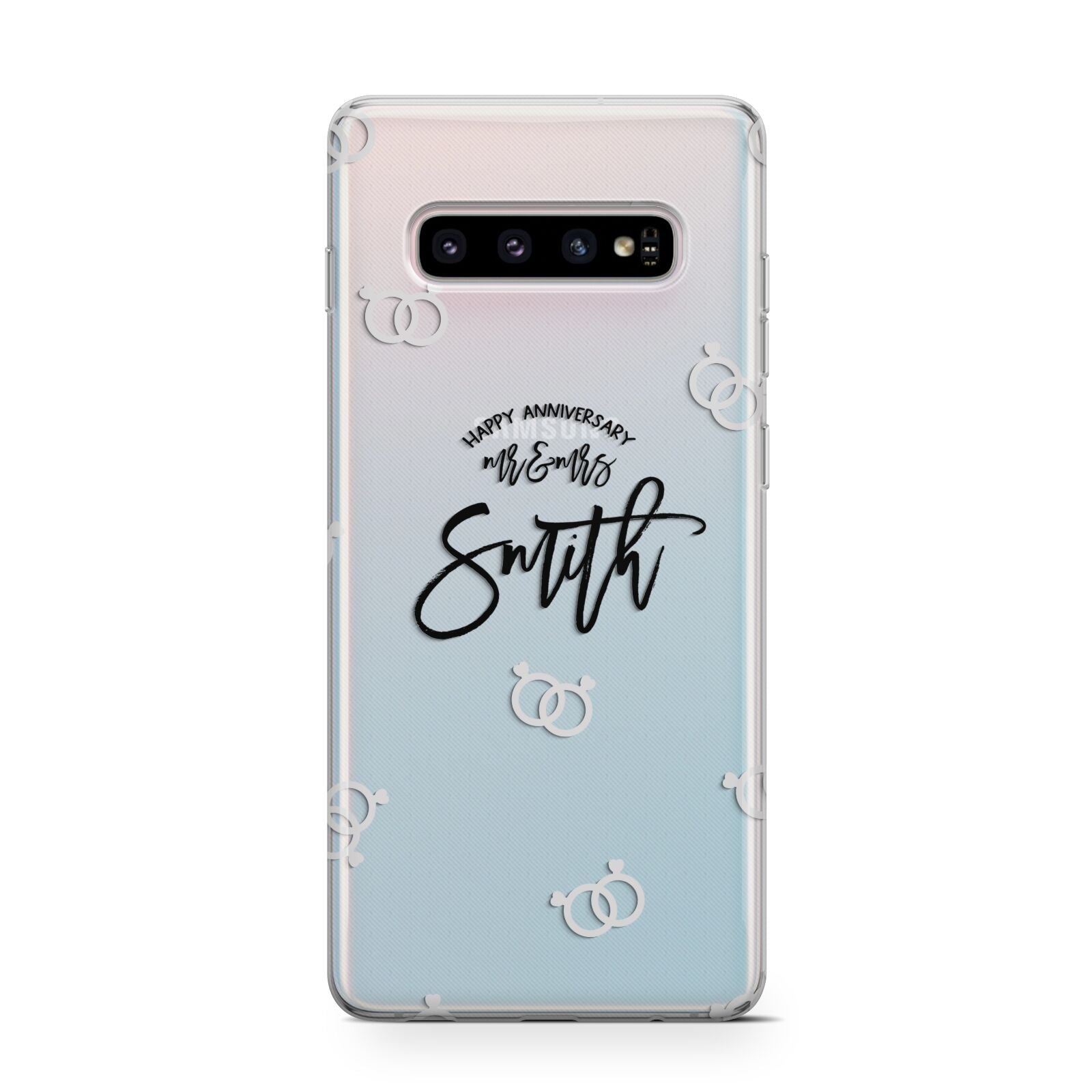 Personalised Anniversary Monochrome Samsung Galaxy S10 Case