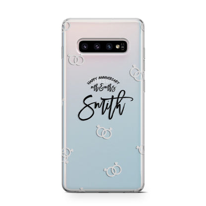 Personalised Anniversary Monochrome Samsung Galaxy S10 Case