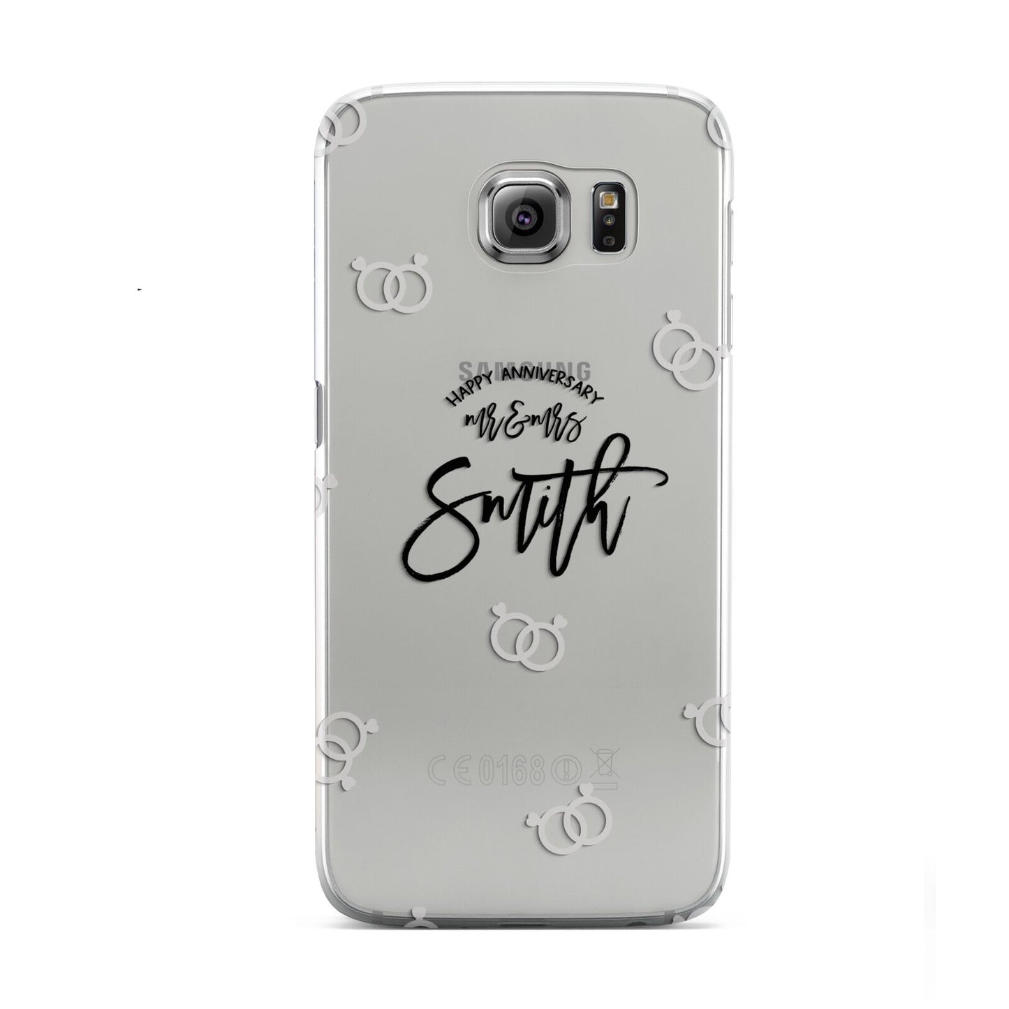 Personalised Anniversary Monochrome Samsung Galaxy S6 Case