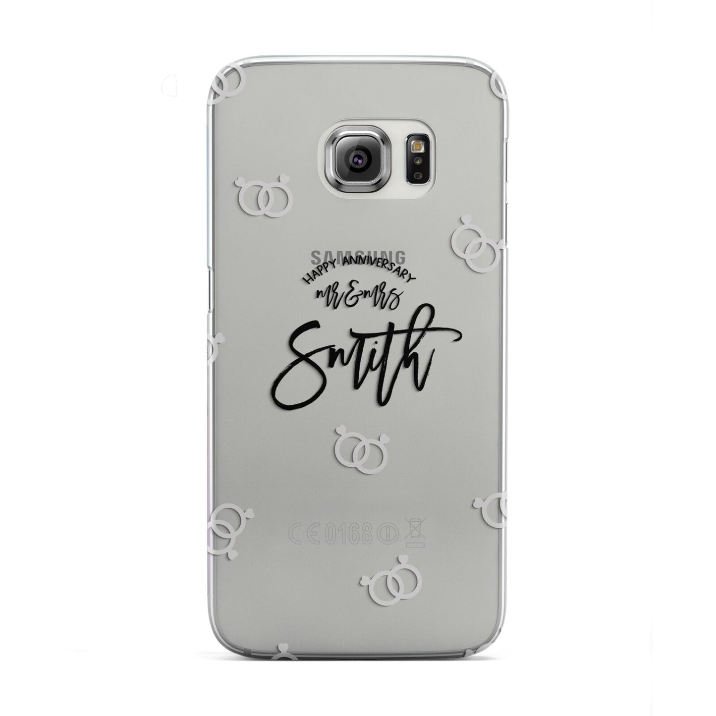 Personalised Anniversary Monochrome Samsung Galaxy S6 Edge Case