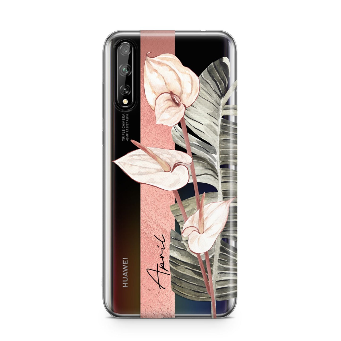 Personalised Anthurium Huawei Enjoy 10s Phone Case