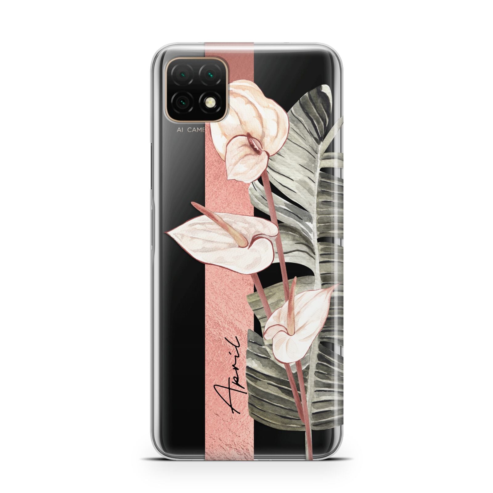 Personalised Anthurium Huawei Enjoy 20 Phone Case