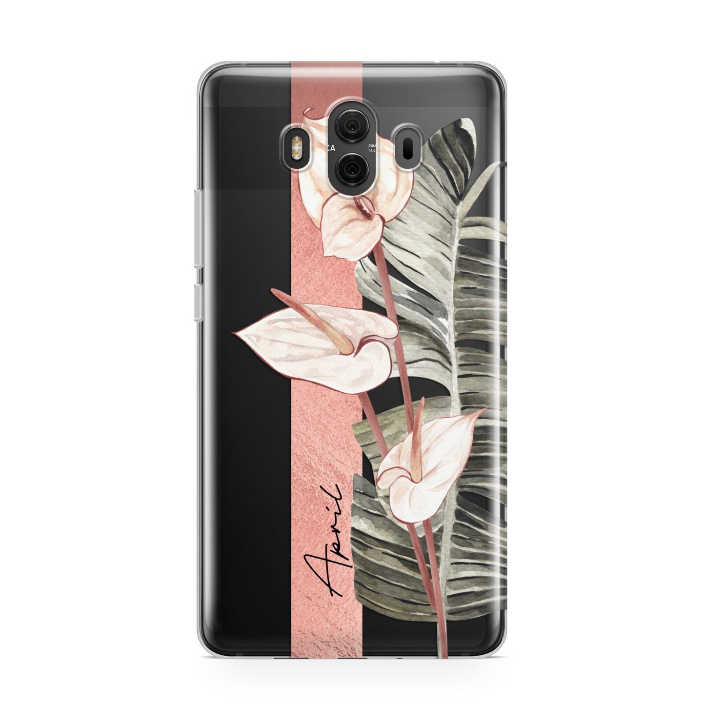 Personalised Anthurium Huawei Mate 10 Protective Phone Case