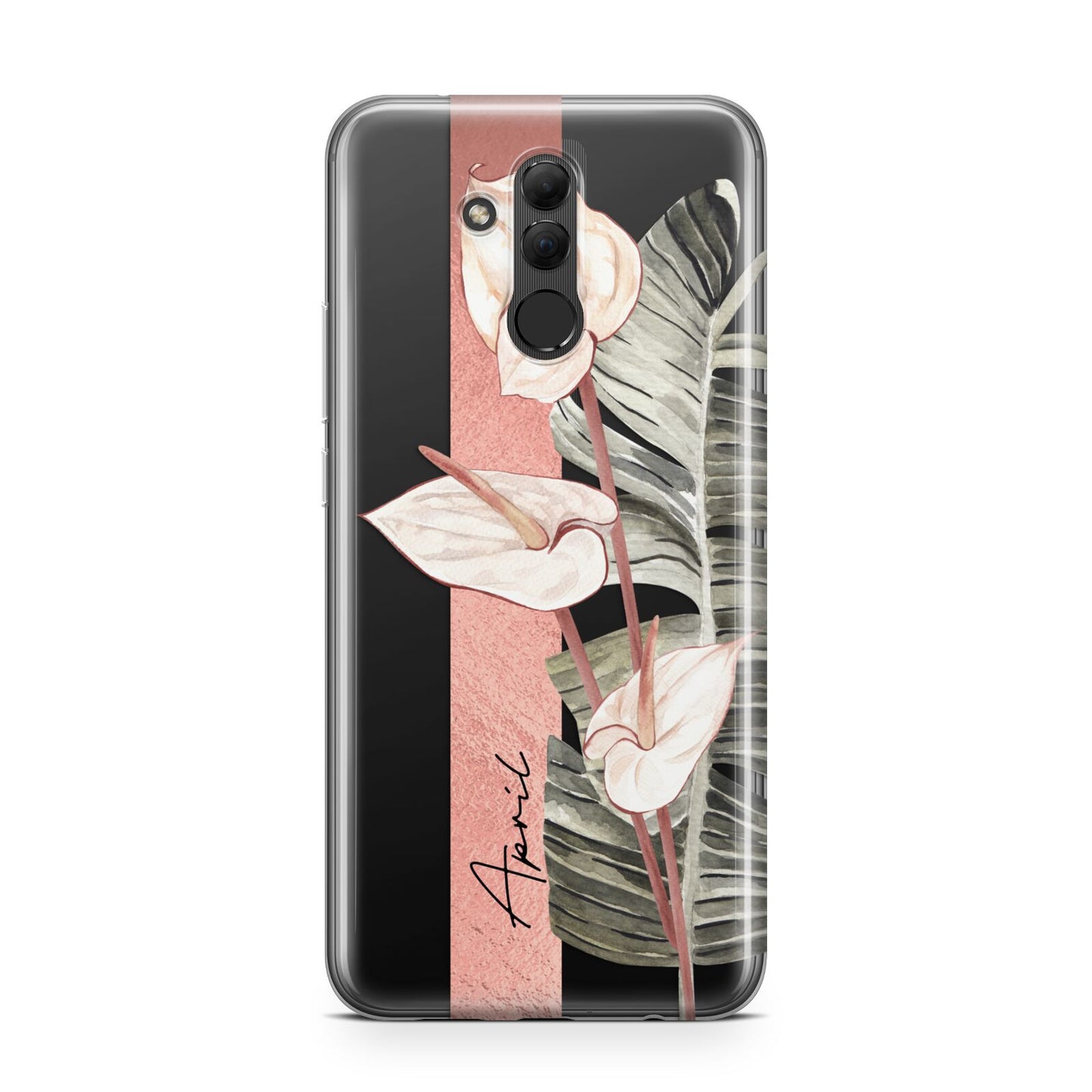 Personalised Anthurium Huawei Mate 20 Lite