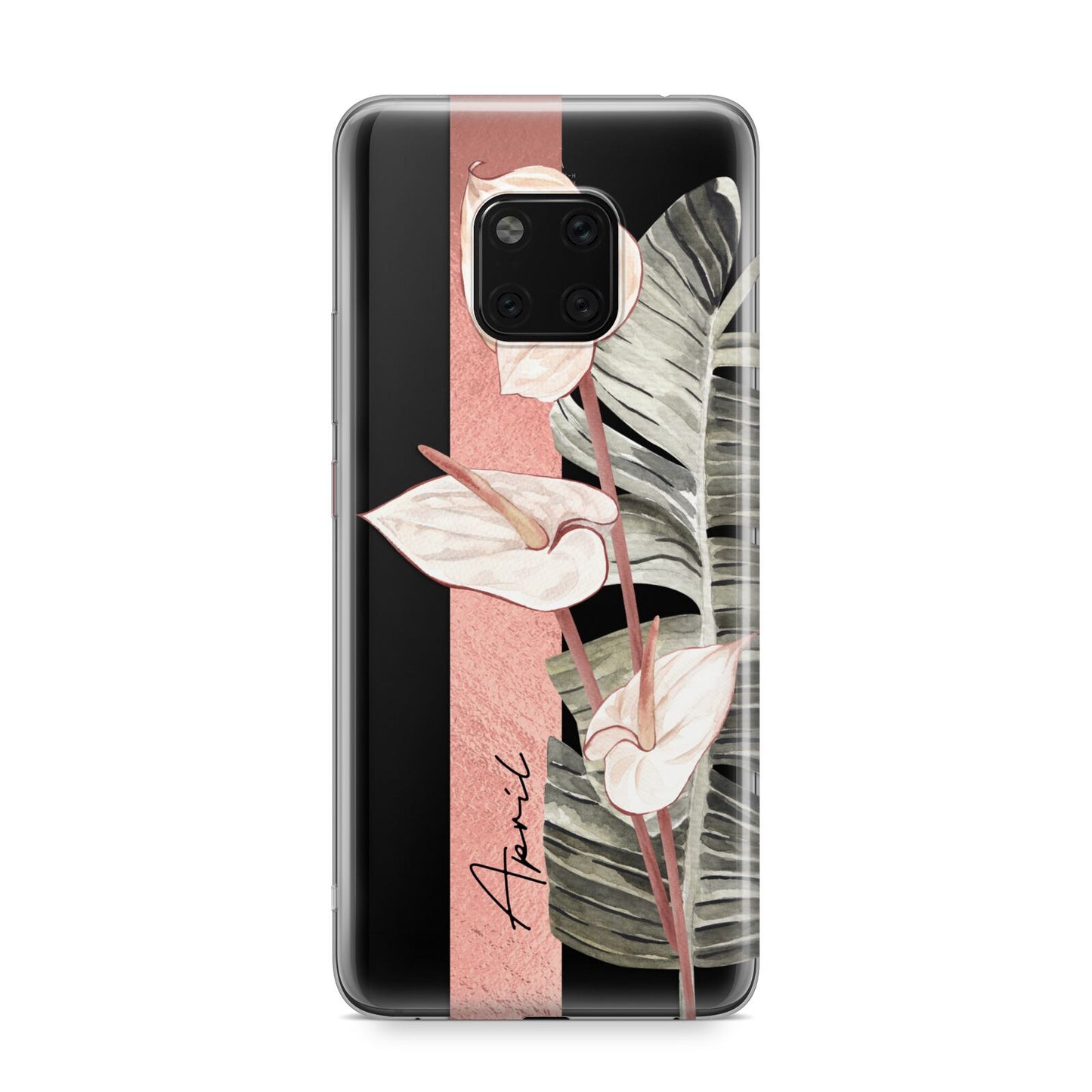 Personalised Anthurium Huawei Mate 20 Pro Phone Case