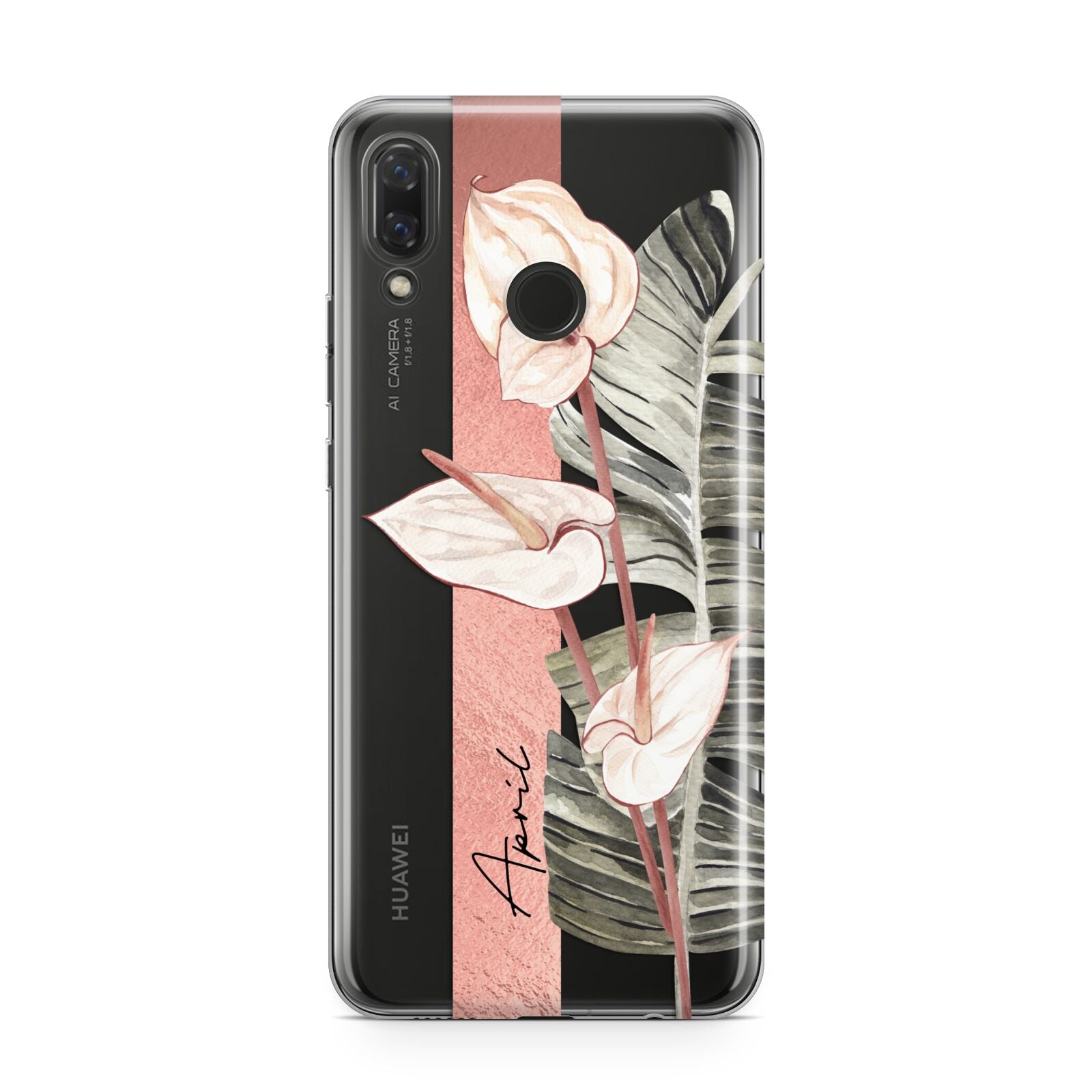 Personalised Anthurium Huawei Nova 3 Phone Case