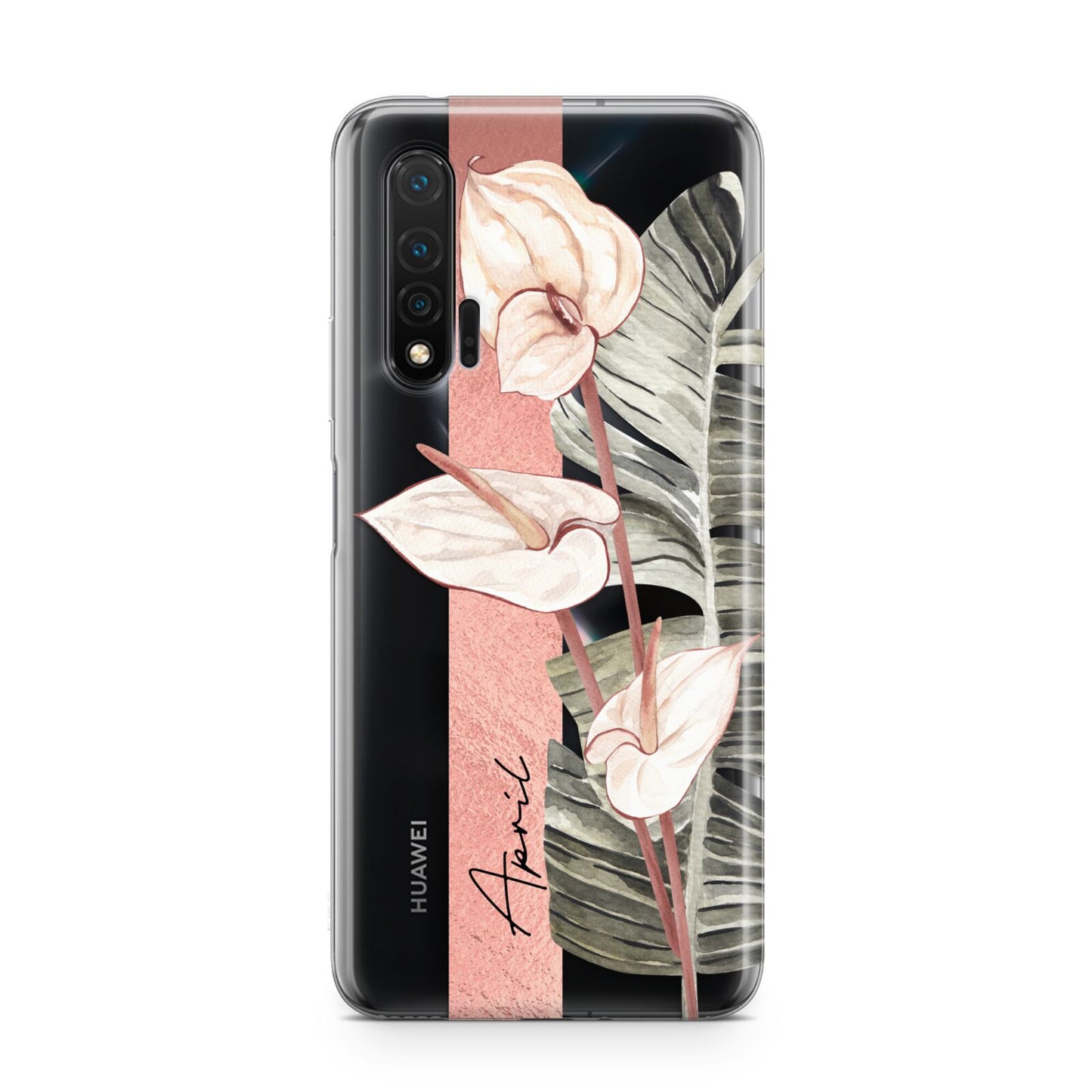 Personalised Anthurium Huawei Nova 6 Phone Case