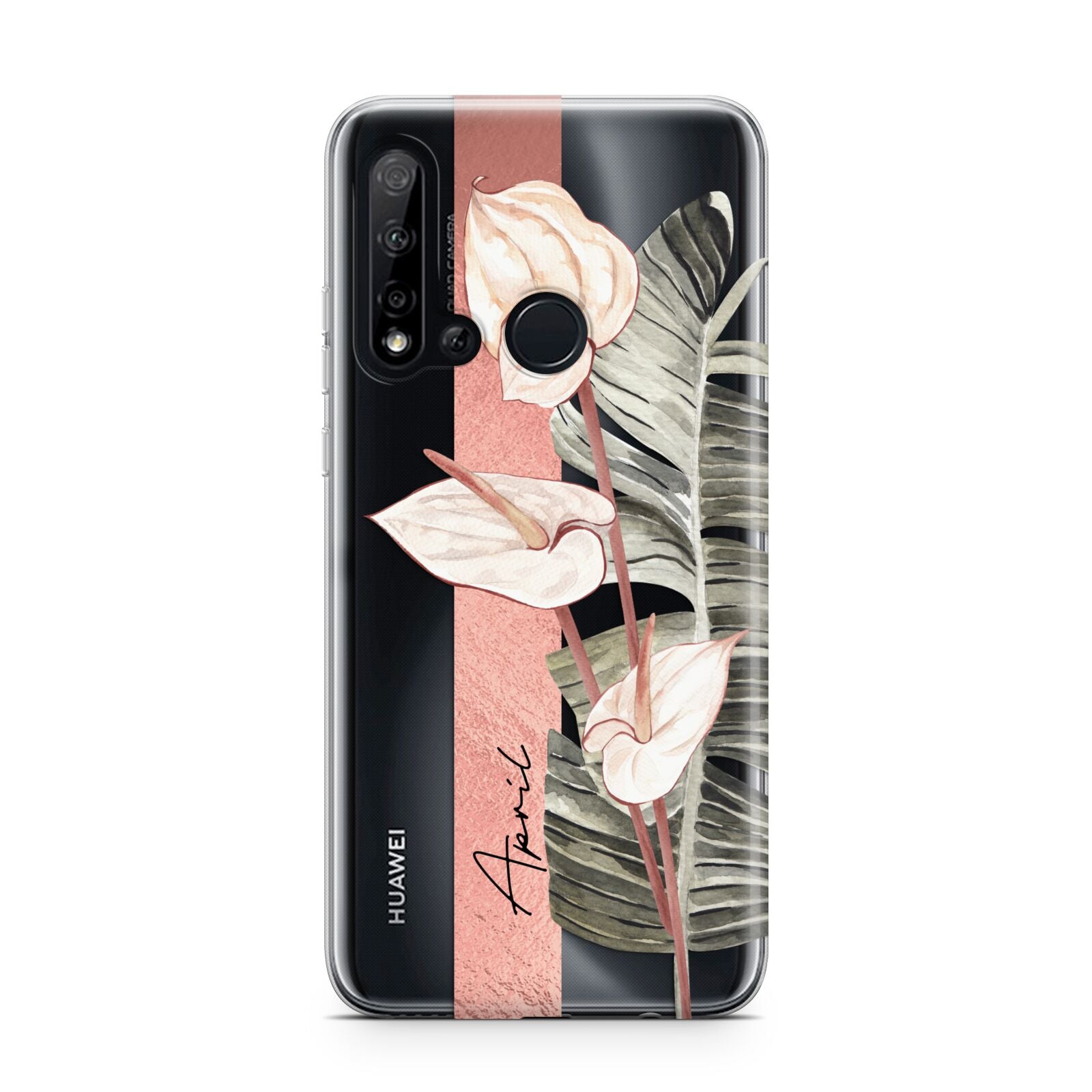 Personalised Anthurium Huawei P20 Lite 5G Phone Case