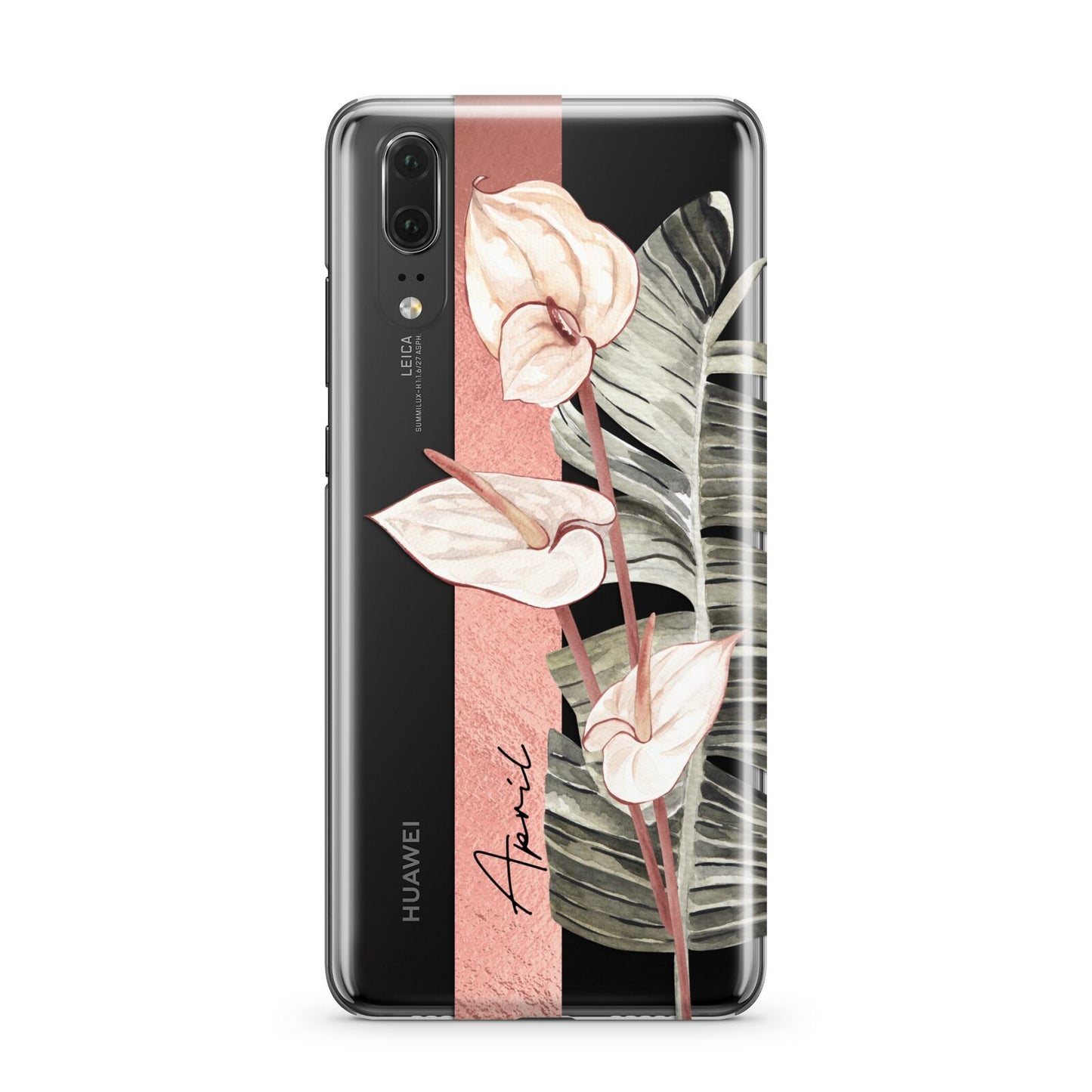 Personalised Anthurium Huawei P20 Phone Case