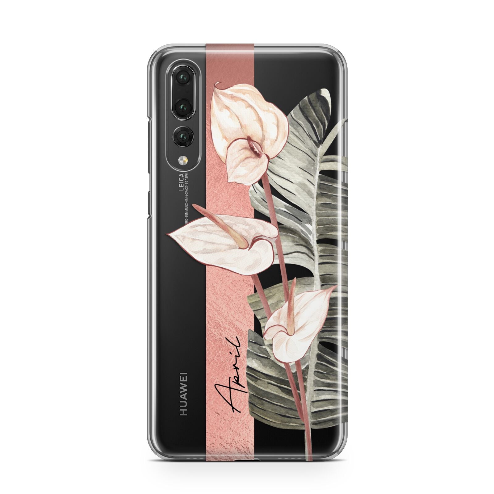 Personalised Anthurium Huawei P20 Pro Phone Case