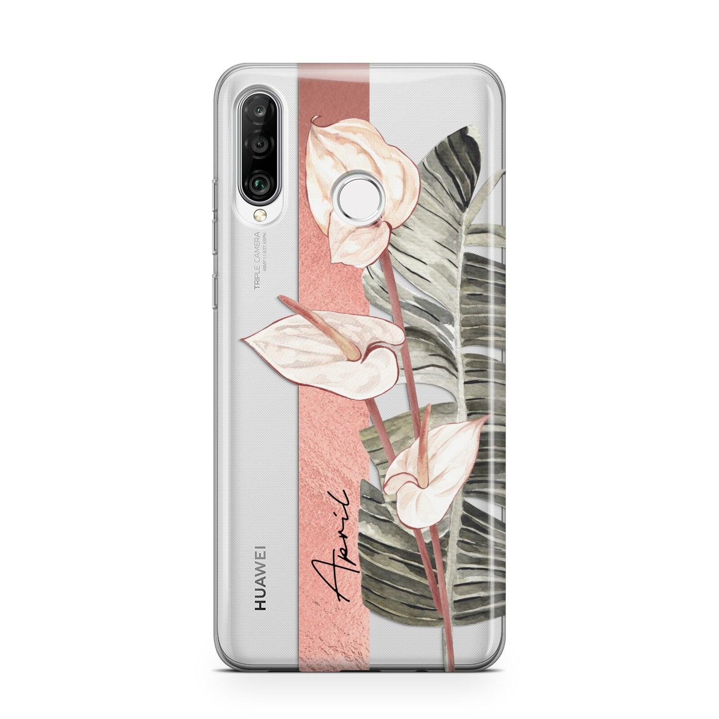 Personalised Anthurium Huawei P30 Lite Phone Case