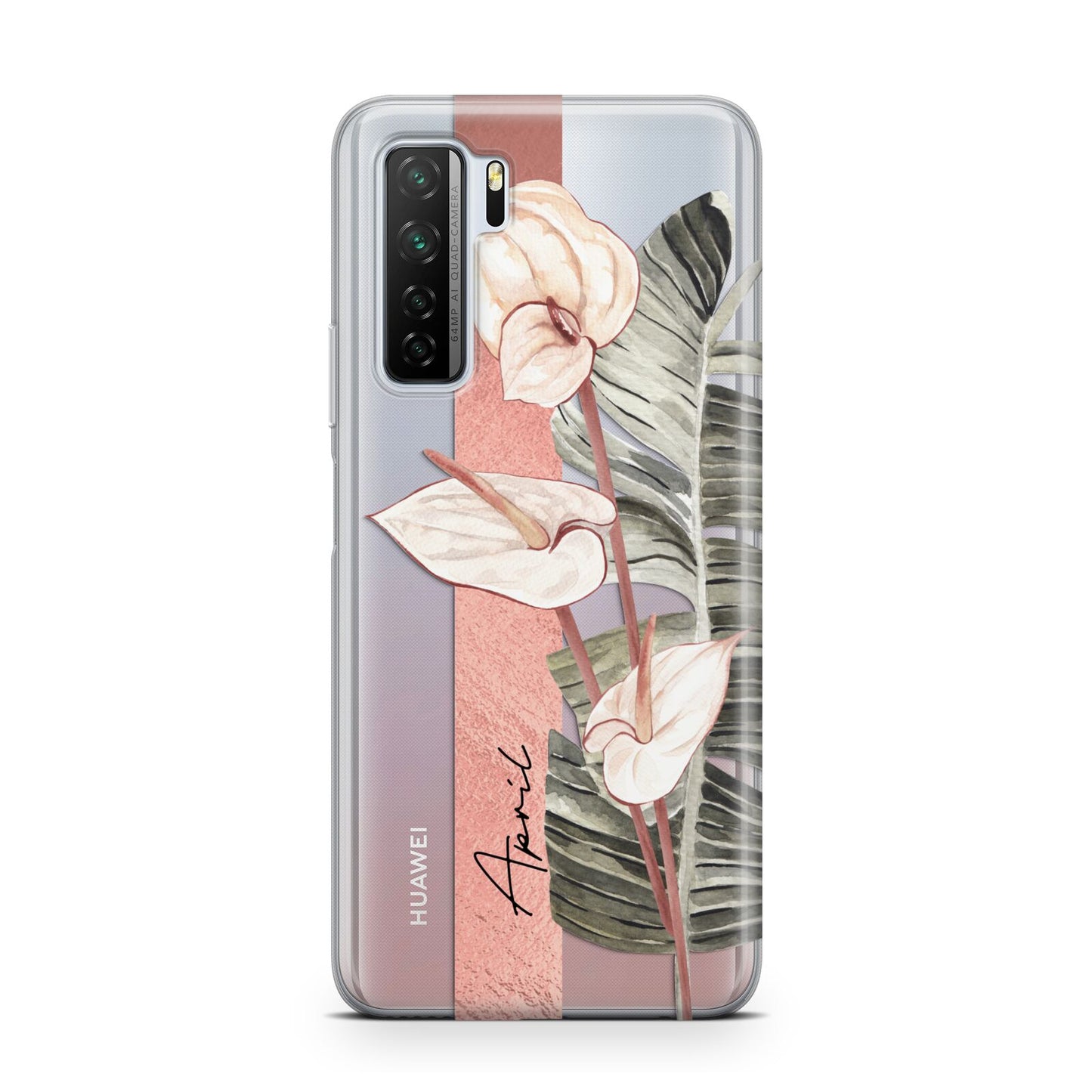 Personalised Anthurium Huawei P40 Lite 5G Phone Case