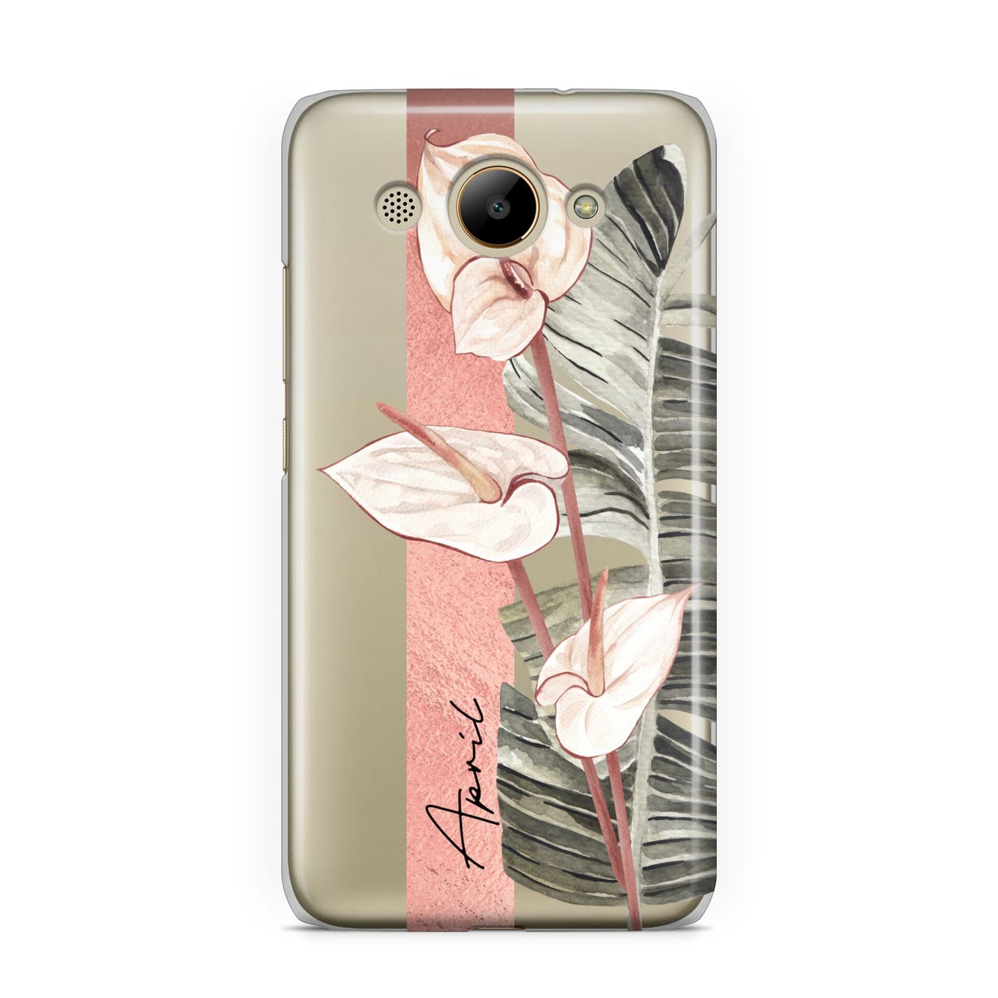 Personalised Anthurium Huawei Y3 2017