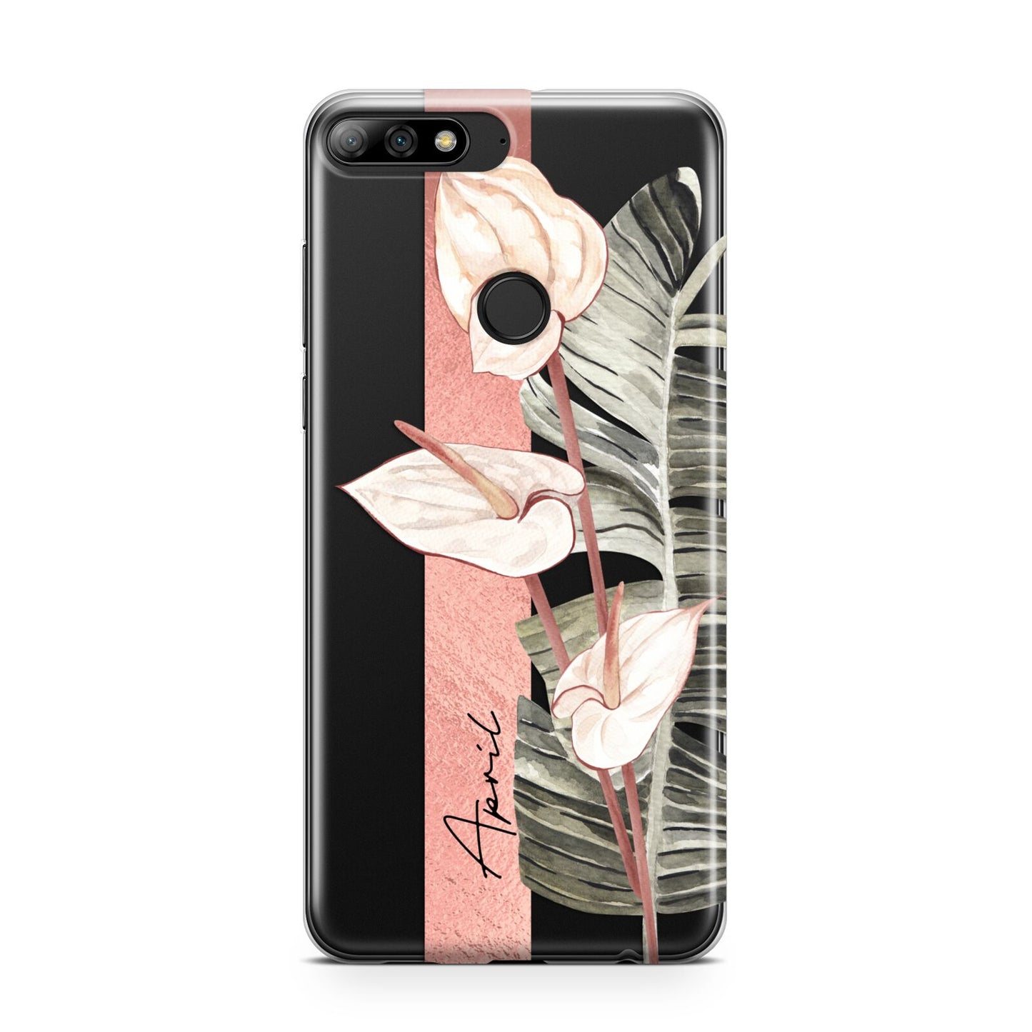 Personalised Anthurium Huawei Y7 2018