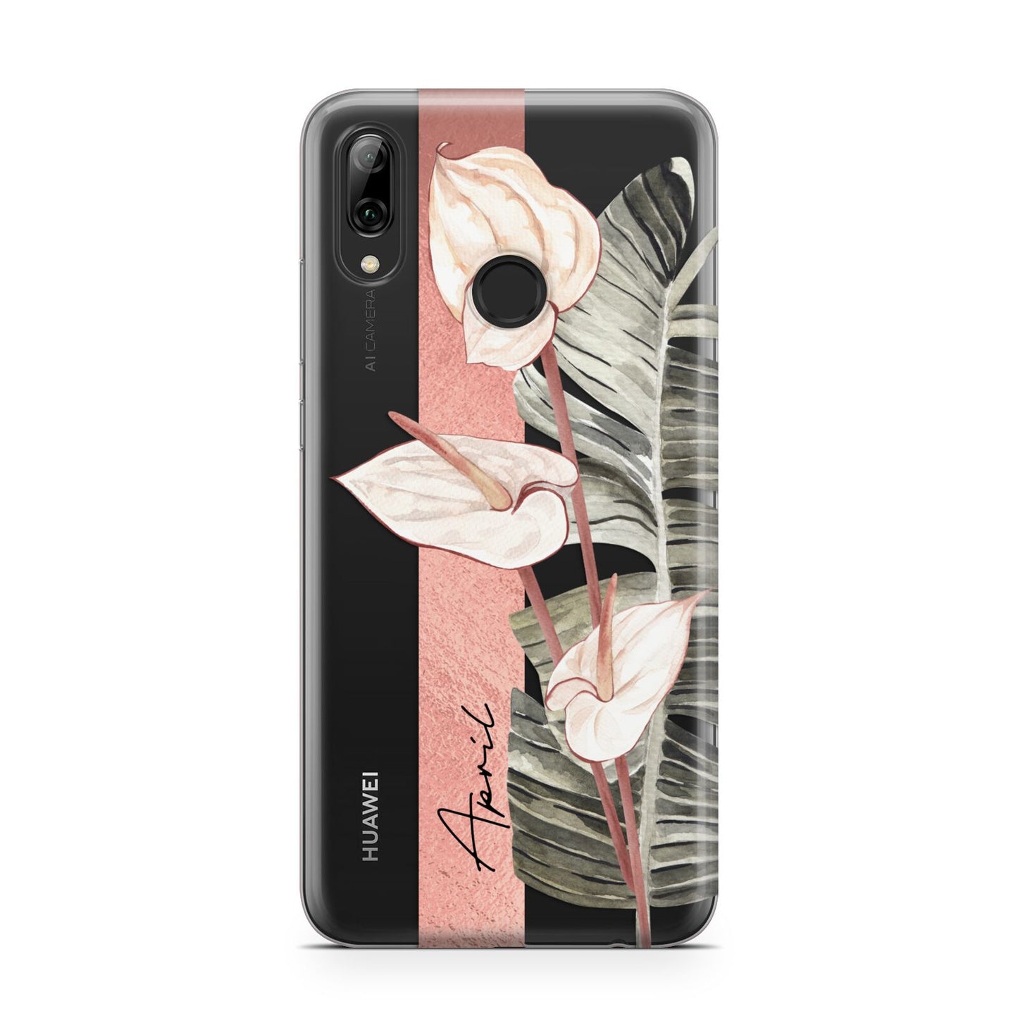 Personalised Anthurium Huawei Y7 2019