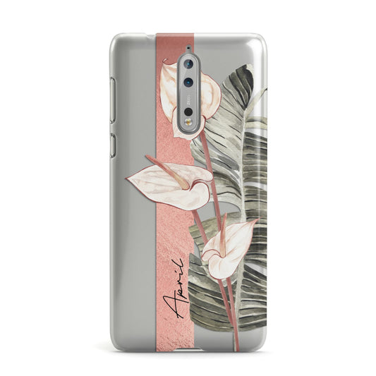 Personalised Anthurium Nokia Case