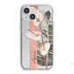 Personalised Anthurium iPhone 13 Mini TPU Impact Case with White Edges