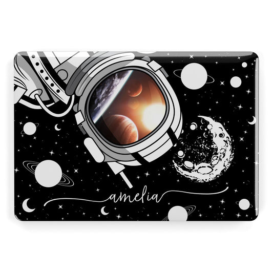 Personalised Astronaut in Space Name Apple MacBook Case