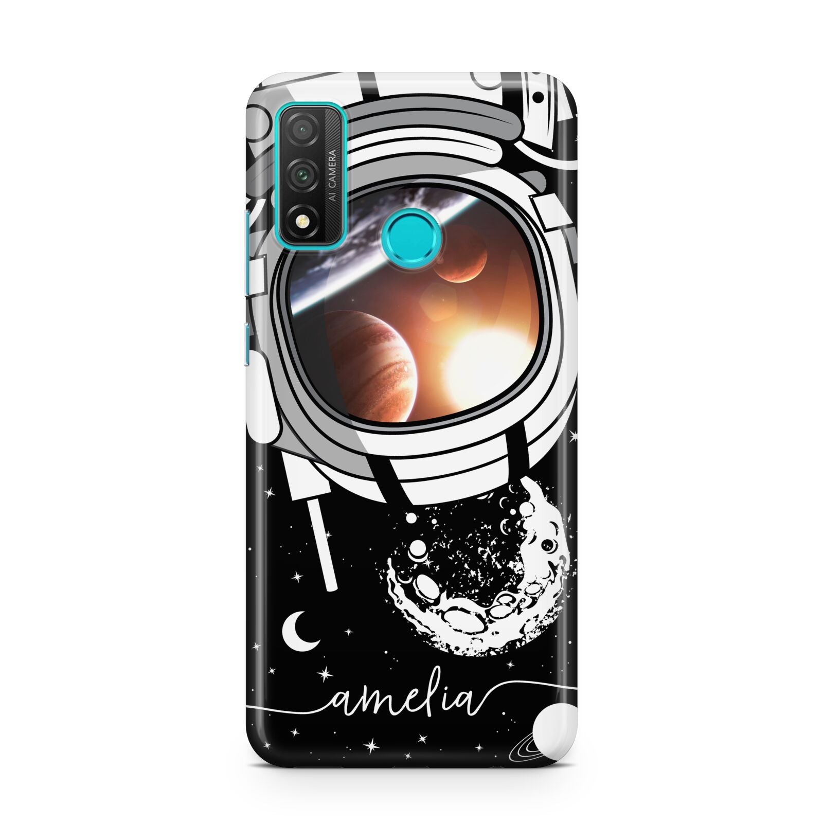 Personalised Astronaut in Space Name Huawei P Smart 2020