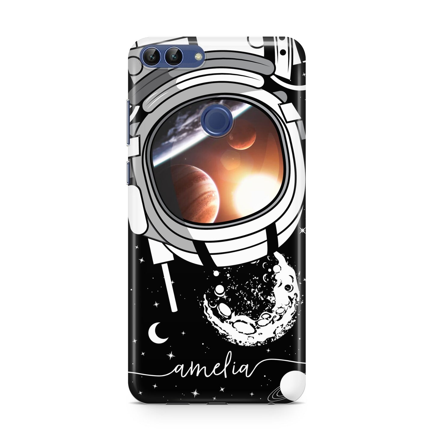 Personalised Astronaut in Space Name Huawei P Smart Case