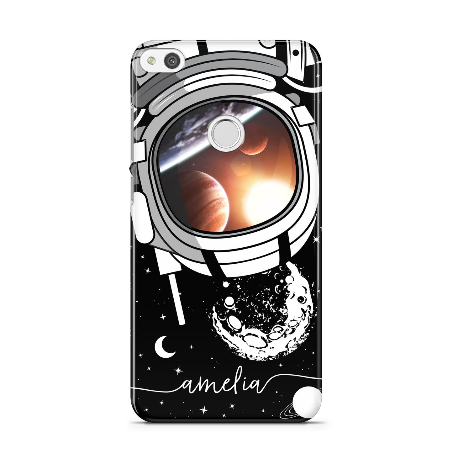 Personalised Astronaut in Space Name Huawei P8 Lite Case