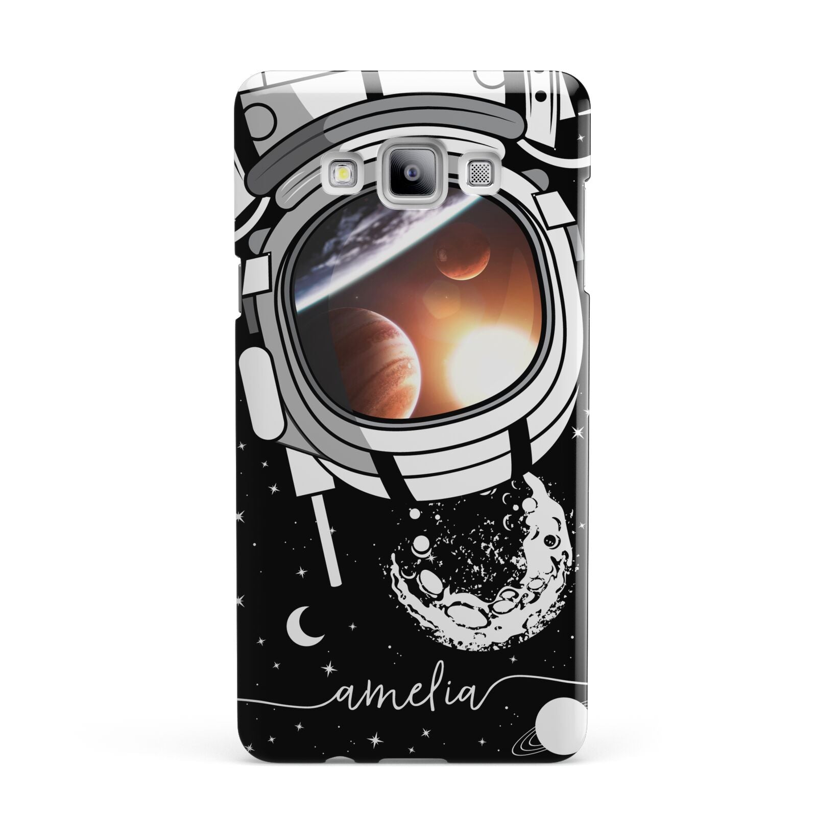 Personalised Astronaut in Space Name Samsung Galaxy A7 2015 Case