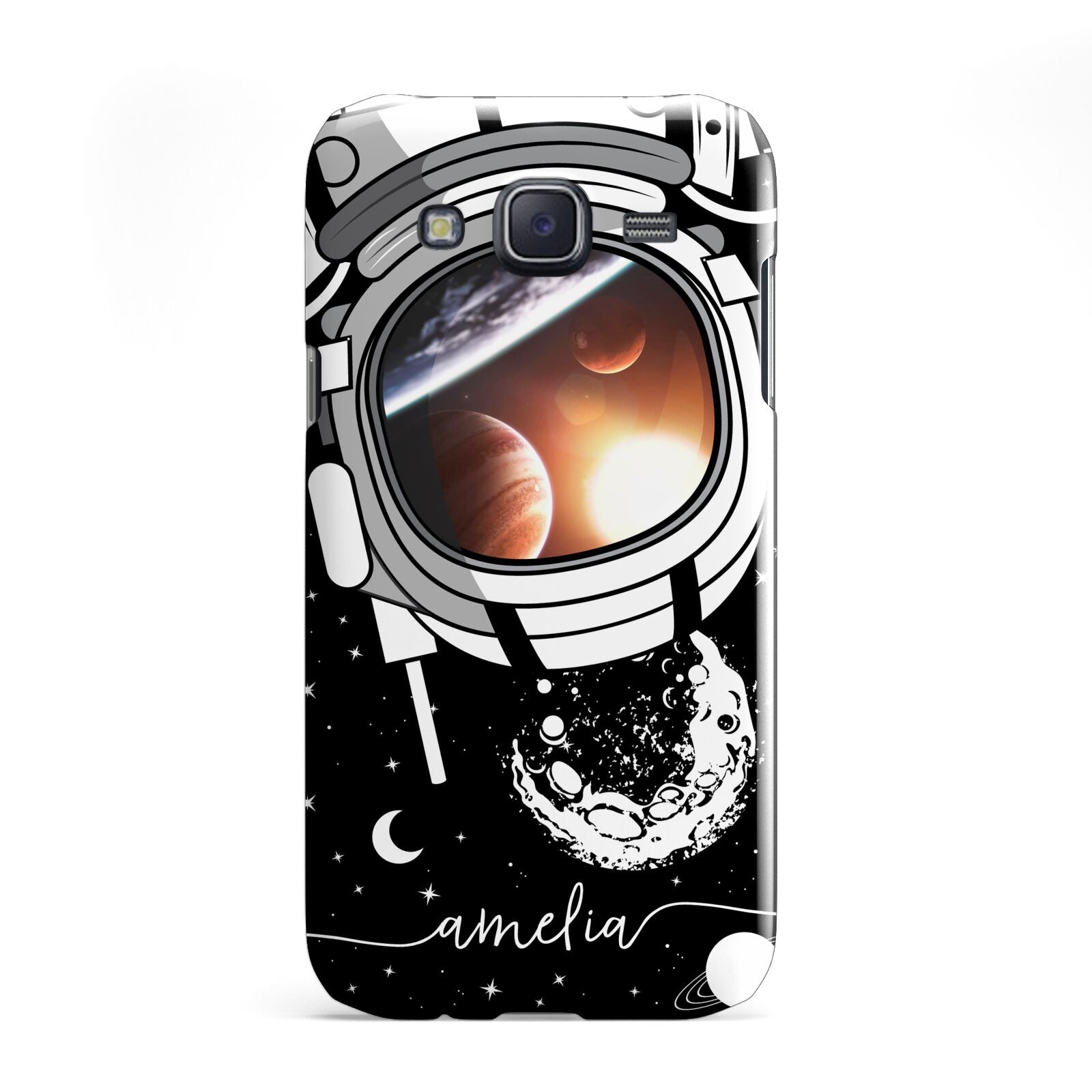 Personalised Astronaut in Space Name Samsung Galaxy J5 Case