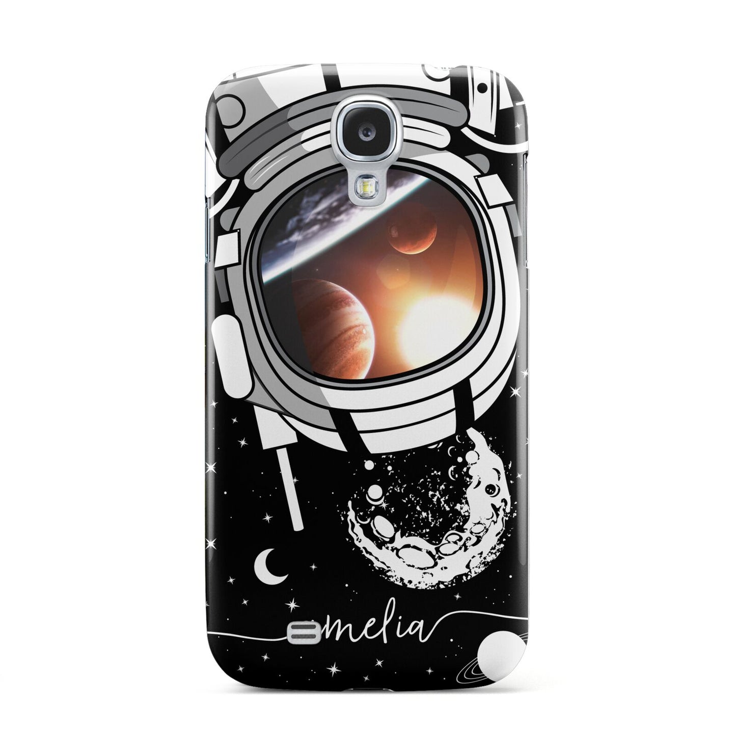 Personalised Astronaut in Space Name Samsung Galaxy S4 Case